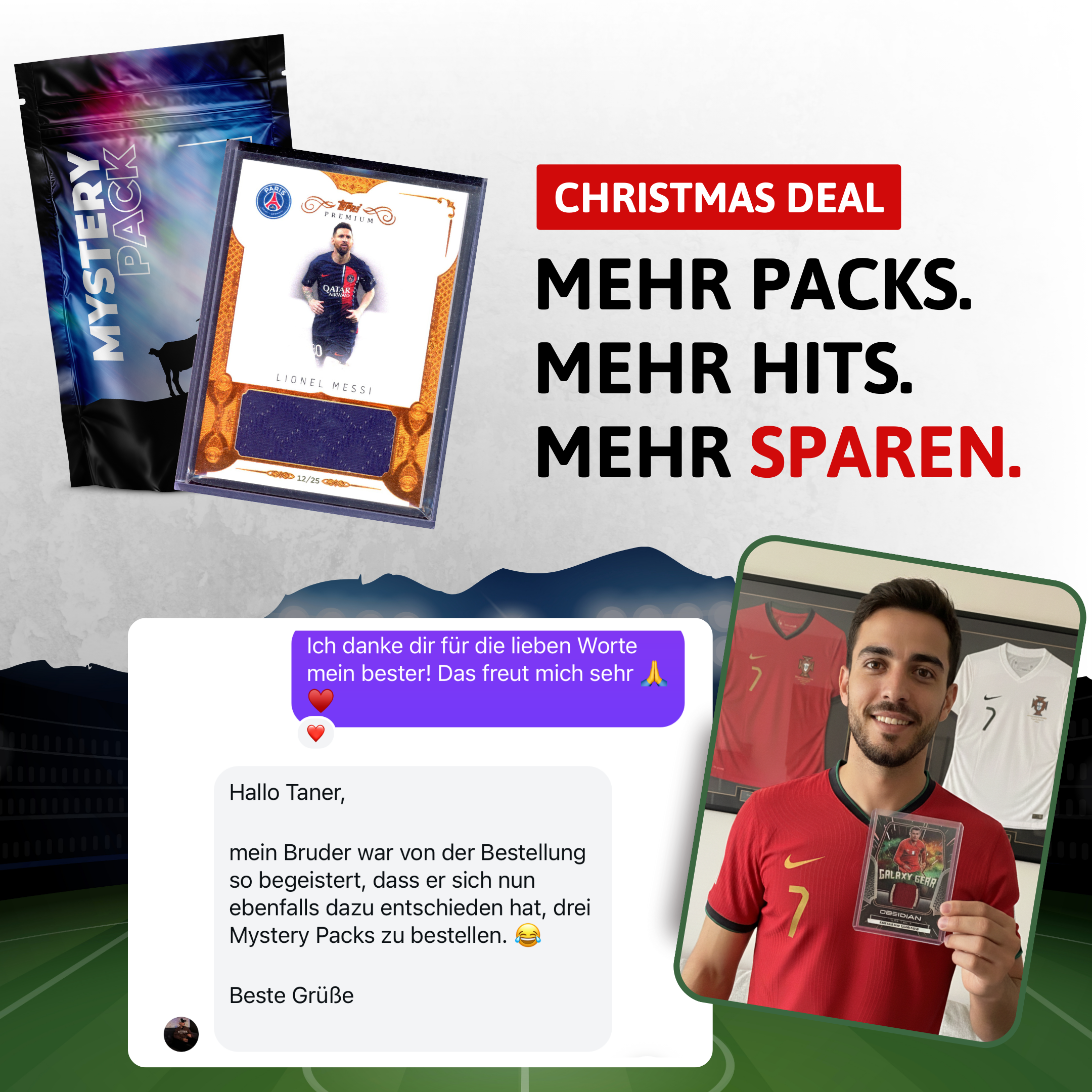 TheCardClub Adventskalender – 24 Türchen, 6 garantierte Memorabilia-Karten 🎄