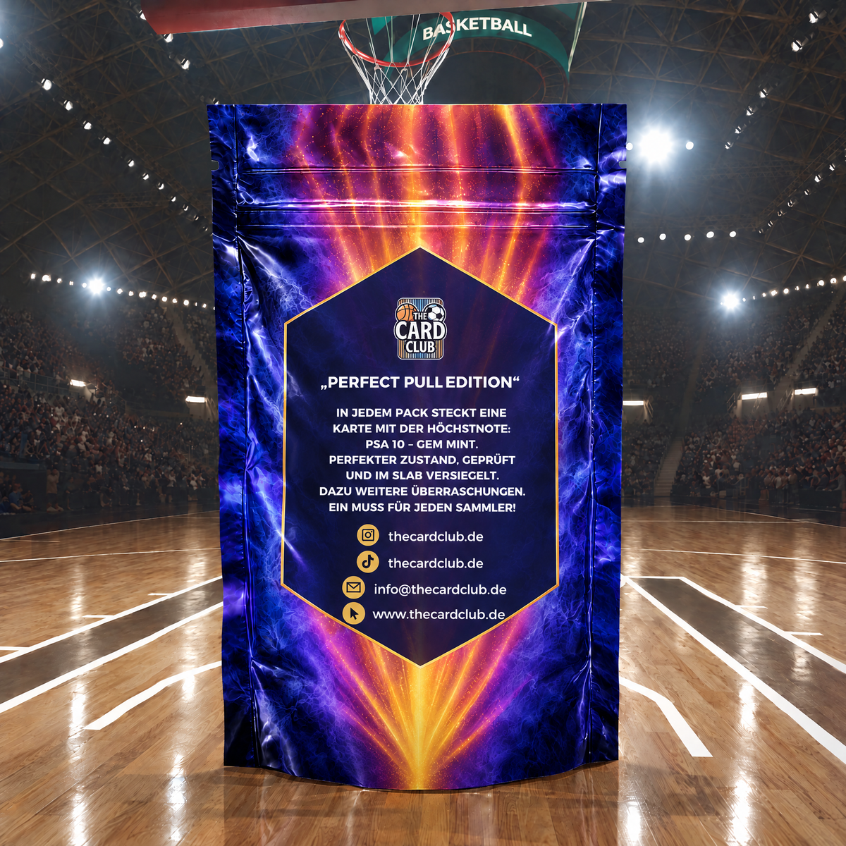 Perfect Pull Mystery Pack Basketball Edition Rückseite