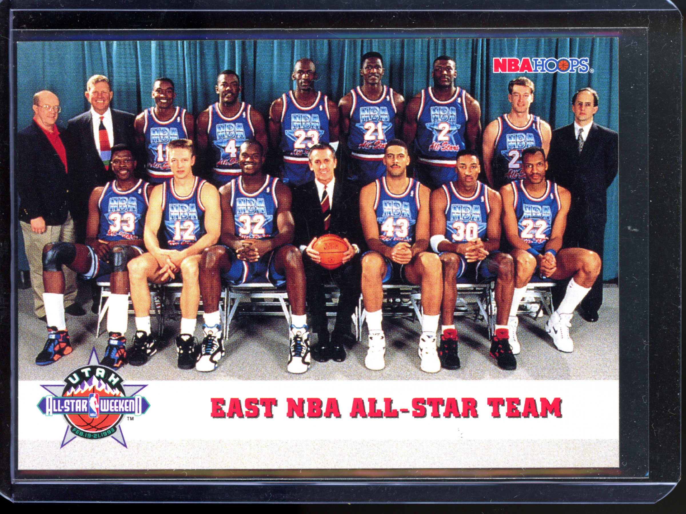 East NBA All-Star Team with Michael Jordan, Shaquille O'Neal I 1993-94 NBA Hoops