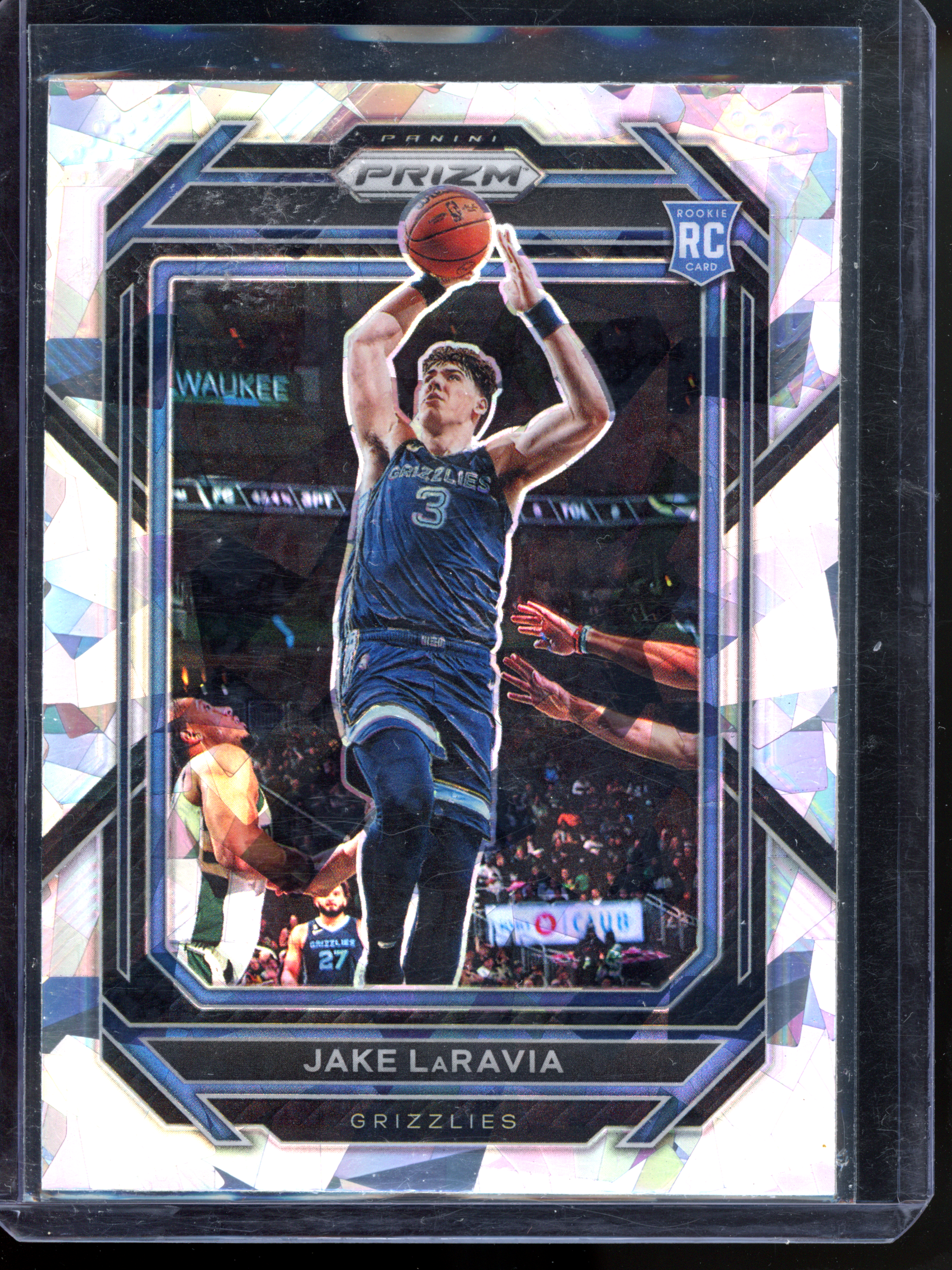 Jake LaRavia - 2022-23 Prizm Cracked Ice Rookie Card