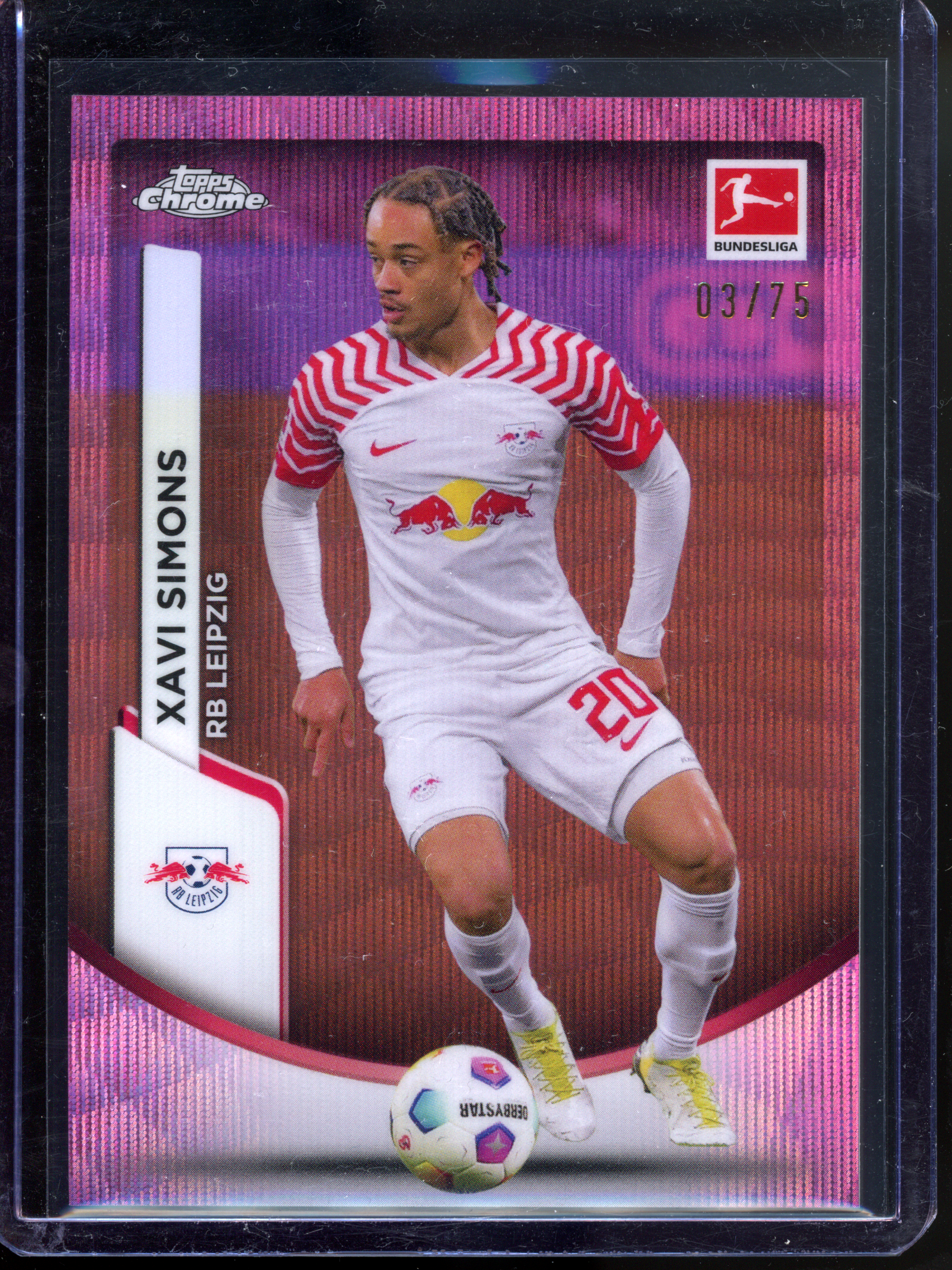 Xavi Simons - Limited to 75 copies | 2023-24 Topps Bundesliga Chrome