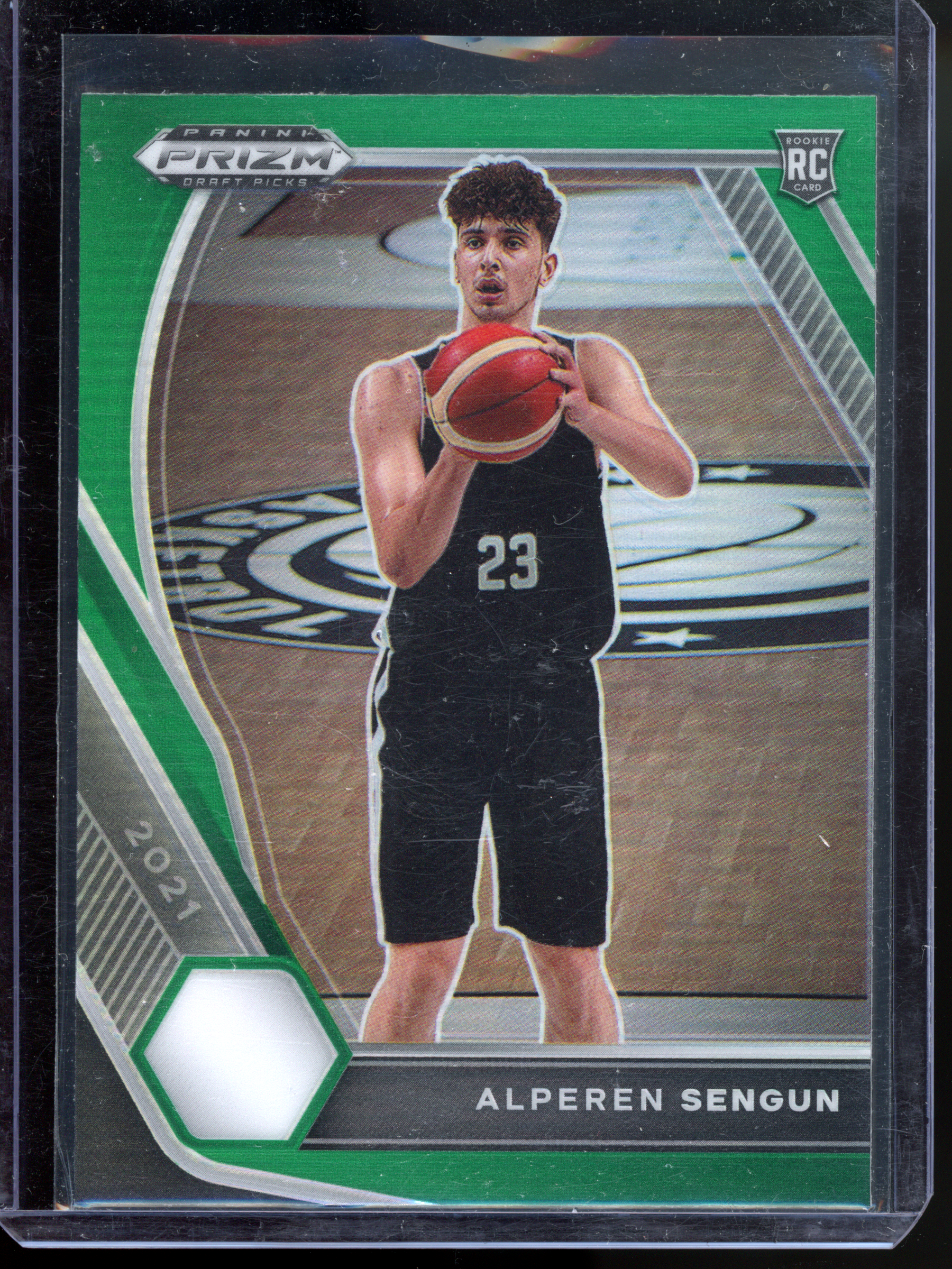 Alperen Sengün Green Rookie Card I 2021 Panini Prizm Draft Picks