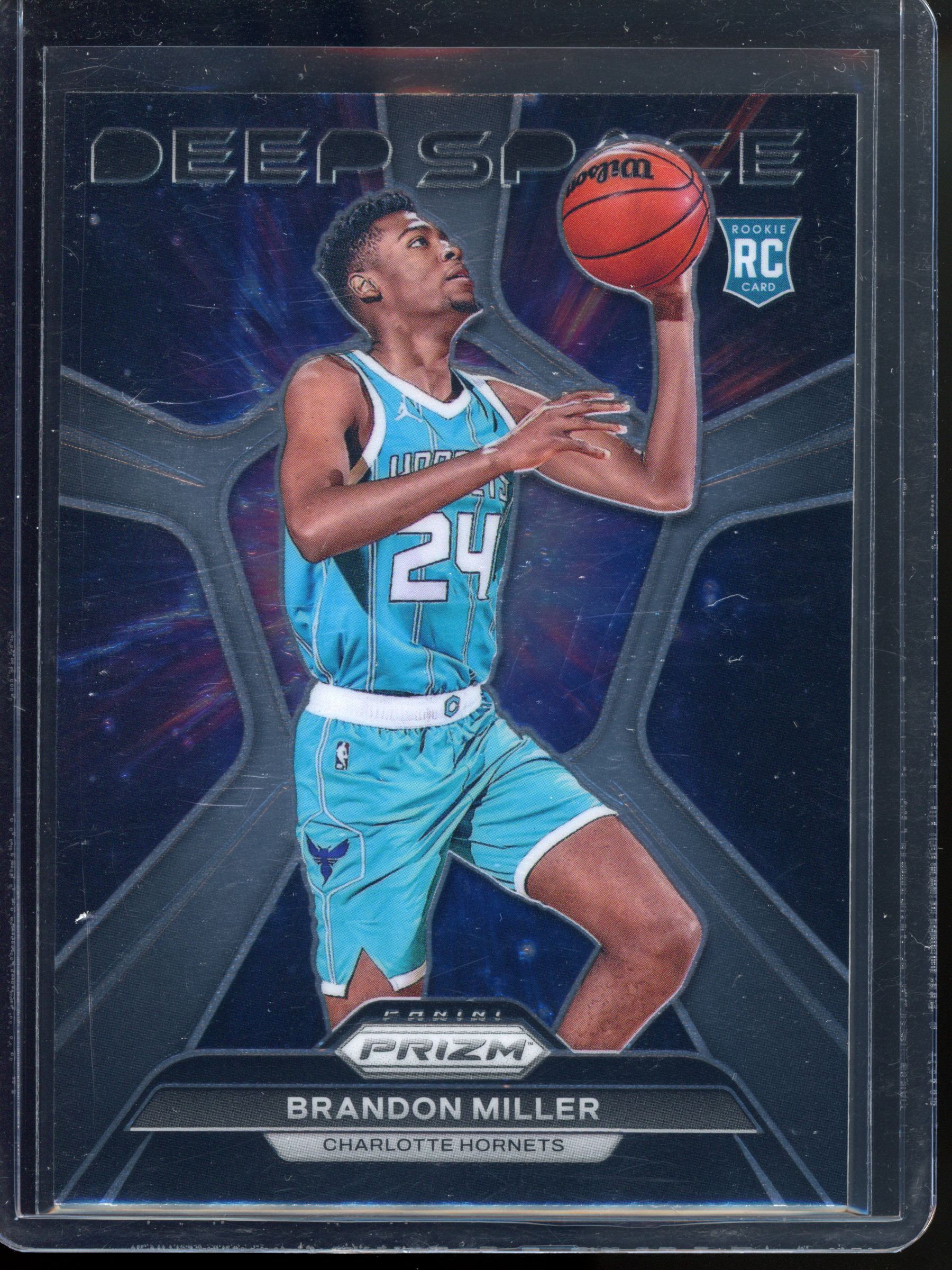 Brandon Miller Deep Space Rookie Card I 2023-24 Panini Prizm
