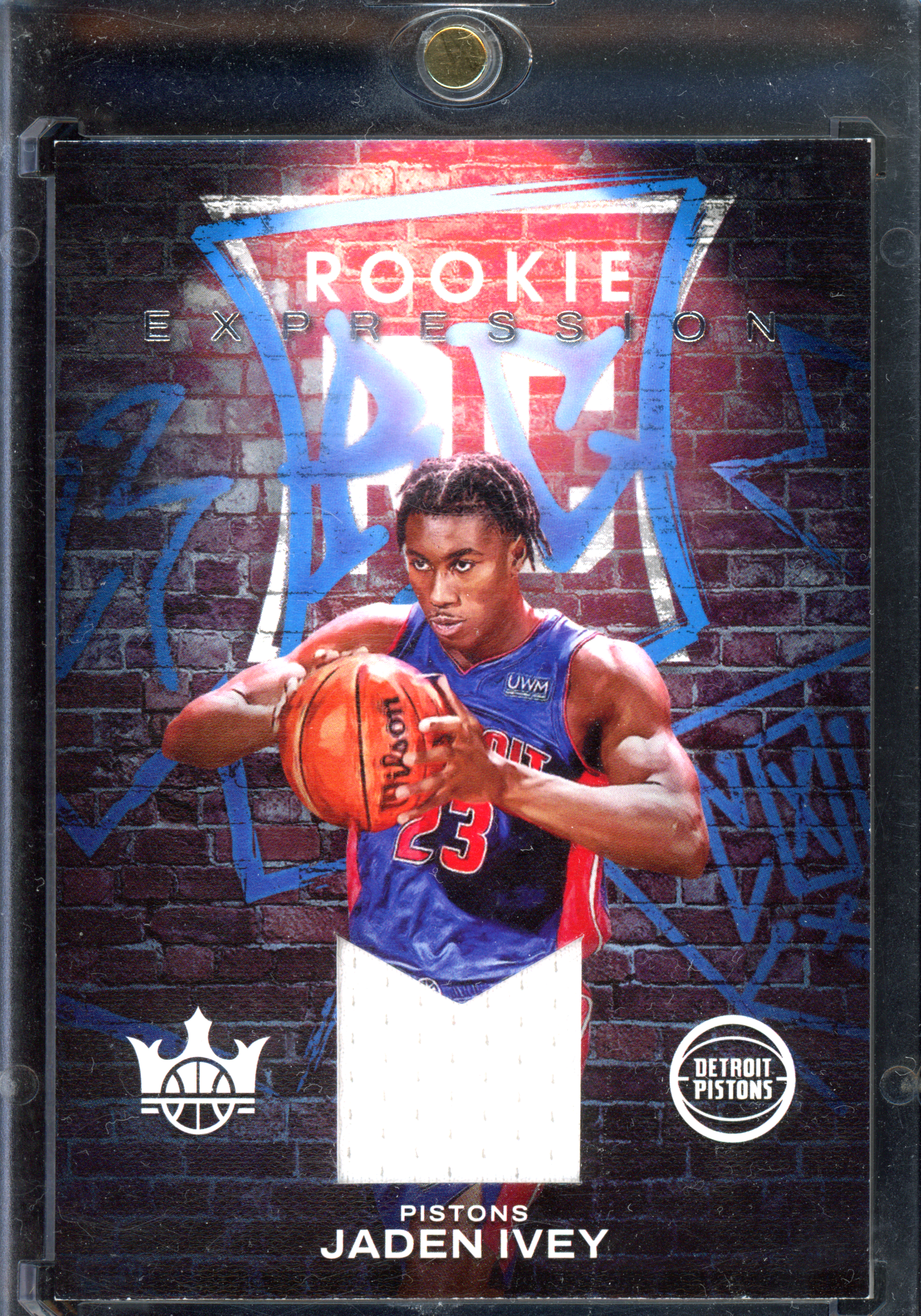 Jaden Ivey Patch Expression - Jersey I 2022-23 Panini Court Kings Rookie