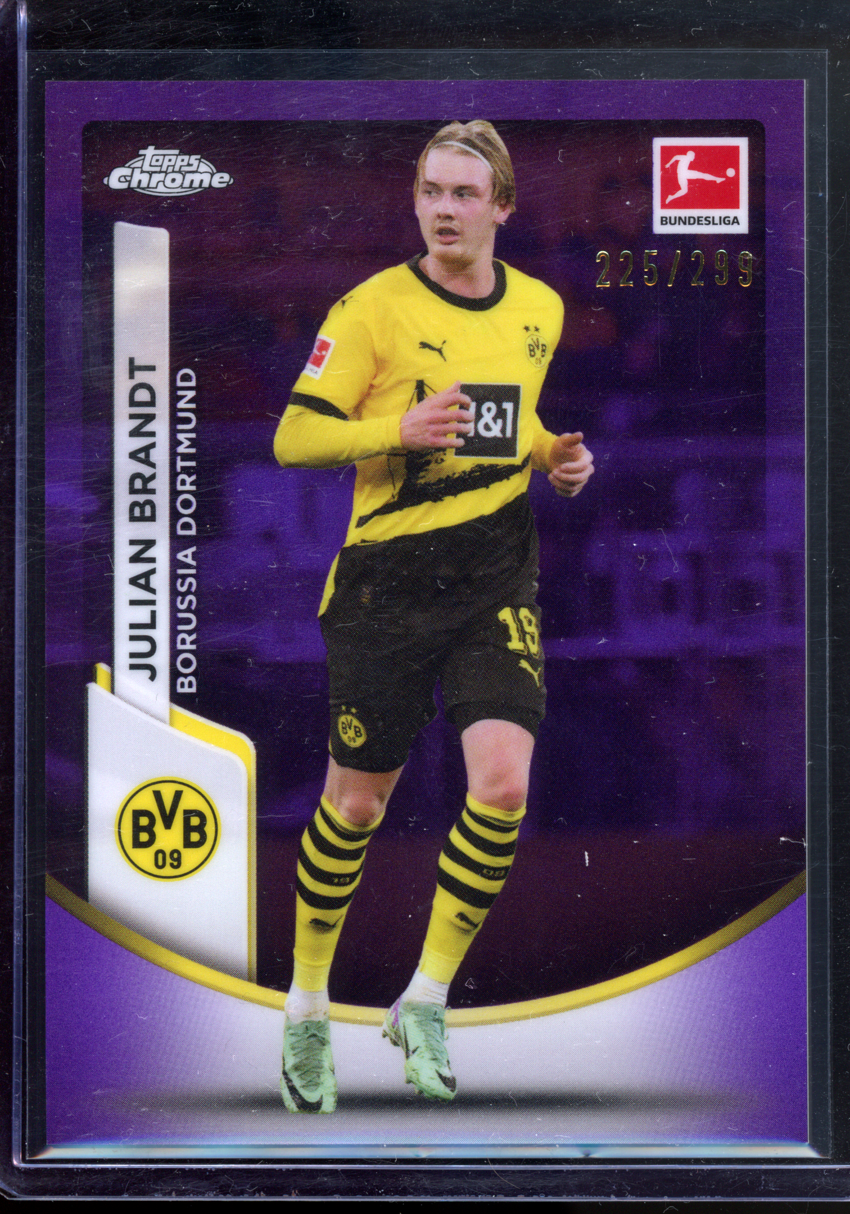 Julian Brandt Purple - Limited to 299 | 2024 Topps Chrome Bundesliga