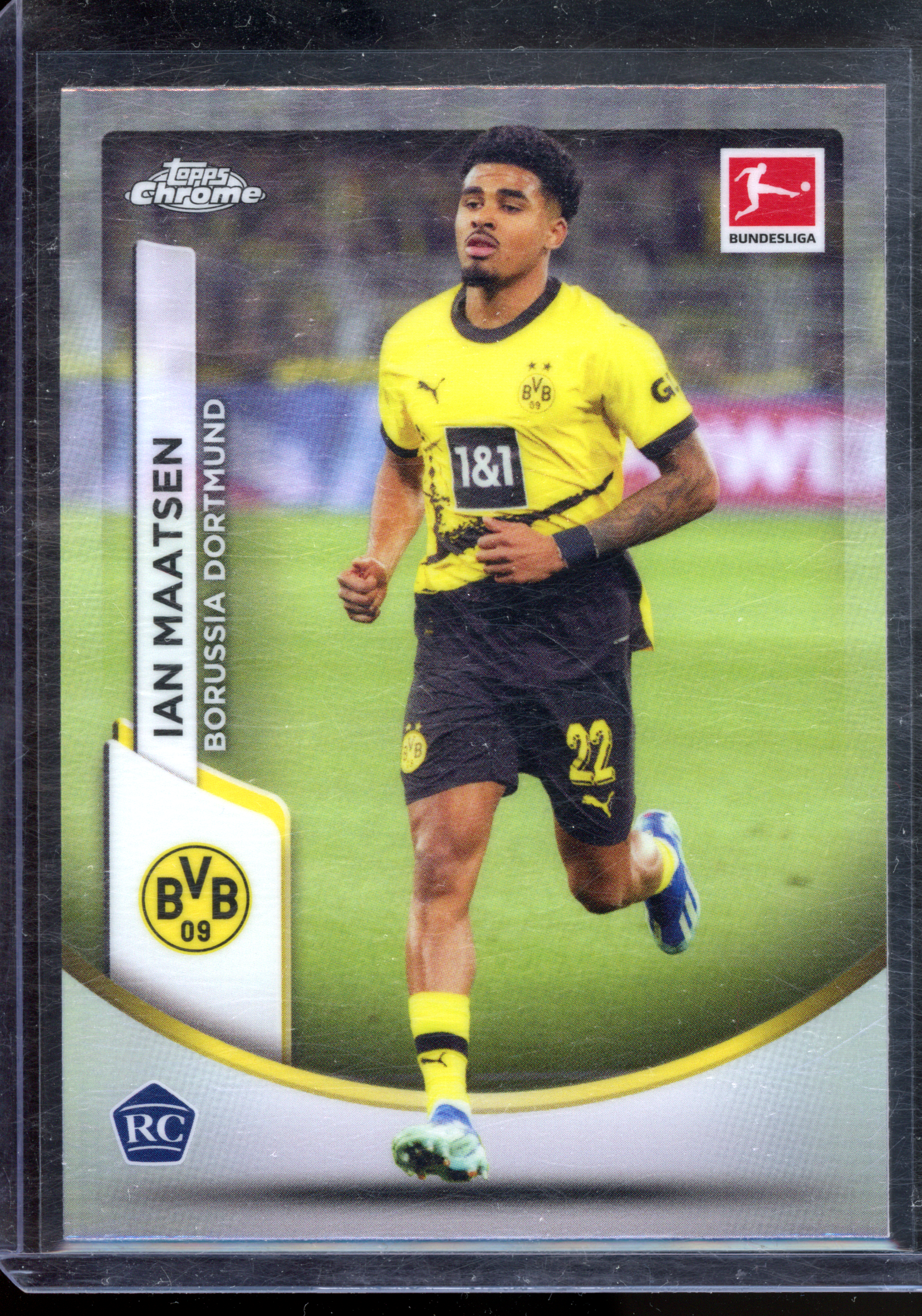 Ian Maatsen Rookie Card I 2023-24 Topps Chrome Bundesliga