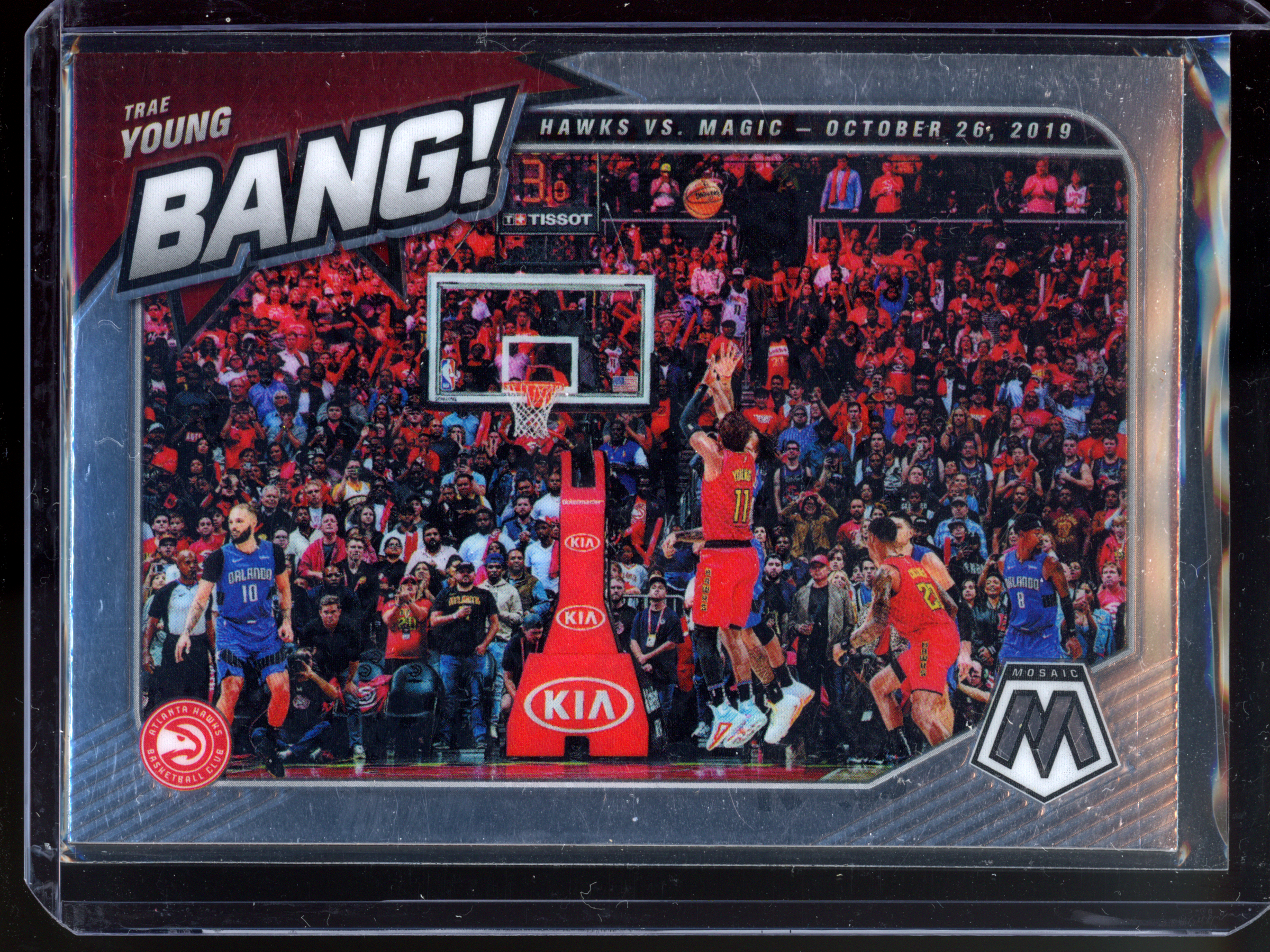 Trae Young BANG! I 2020-21 Panini Mosaic