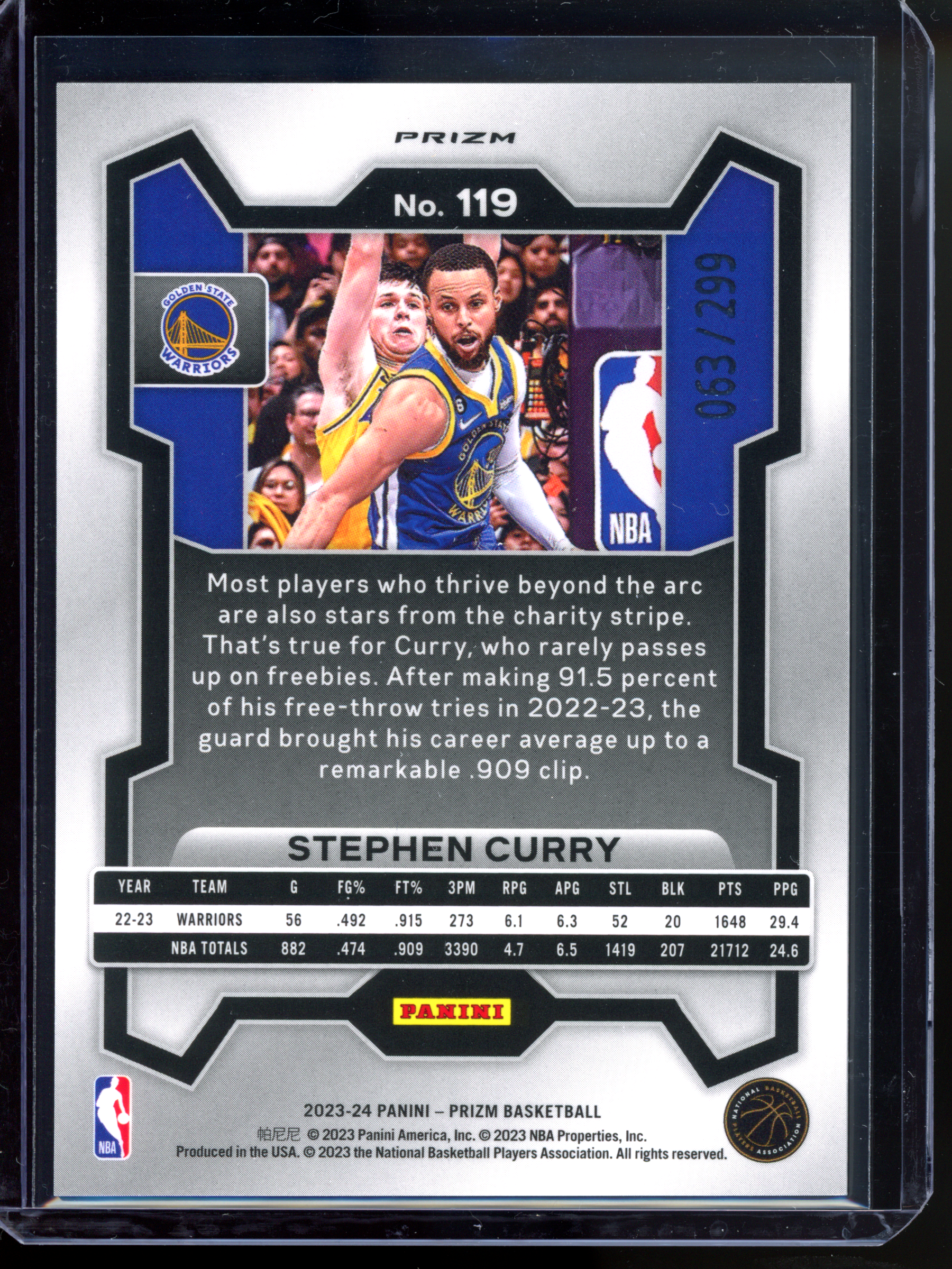 Stephen Curry Red - Limited to 299 | 2023-24 Panini Prizm