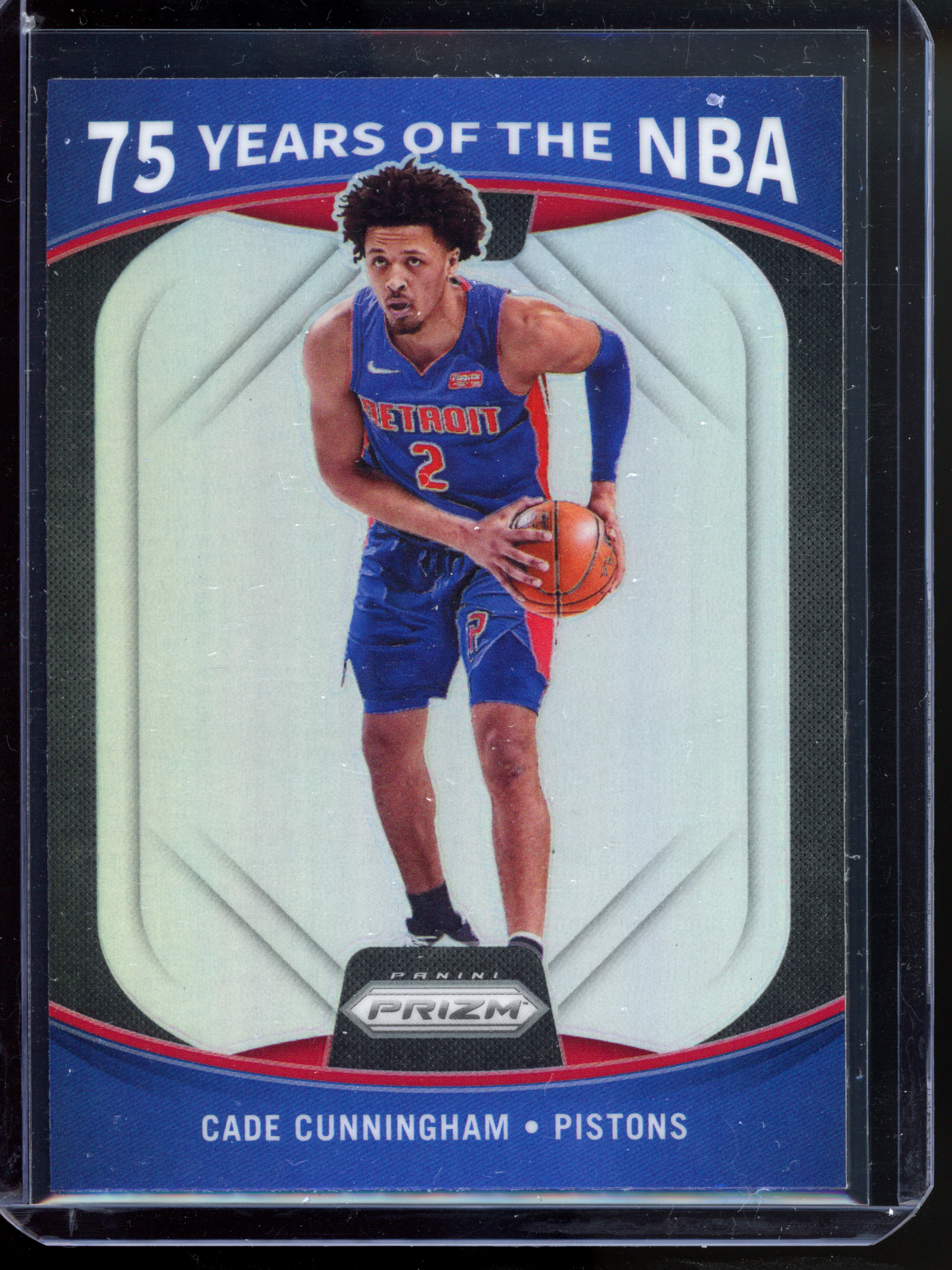 Cade Cunningham 75 Years of the NBA Silver I 2021-22 Panini Prizm