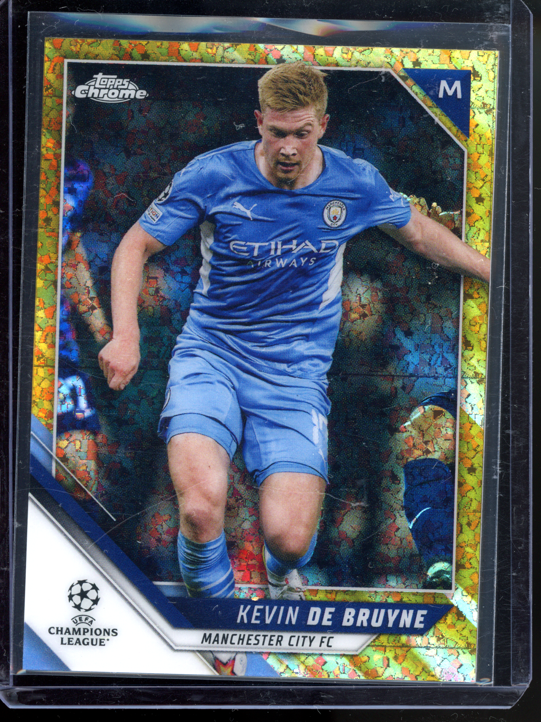 Kevin De Bruyne Gold - Limited to 50 | 2021-22 Chrome UEFA Champions League