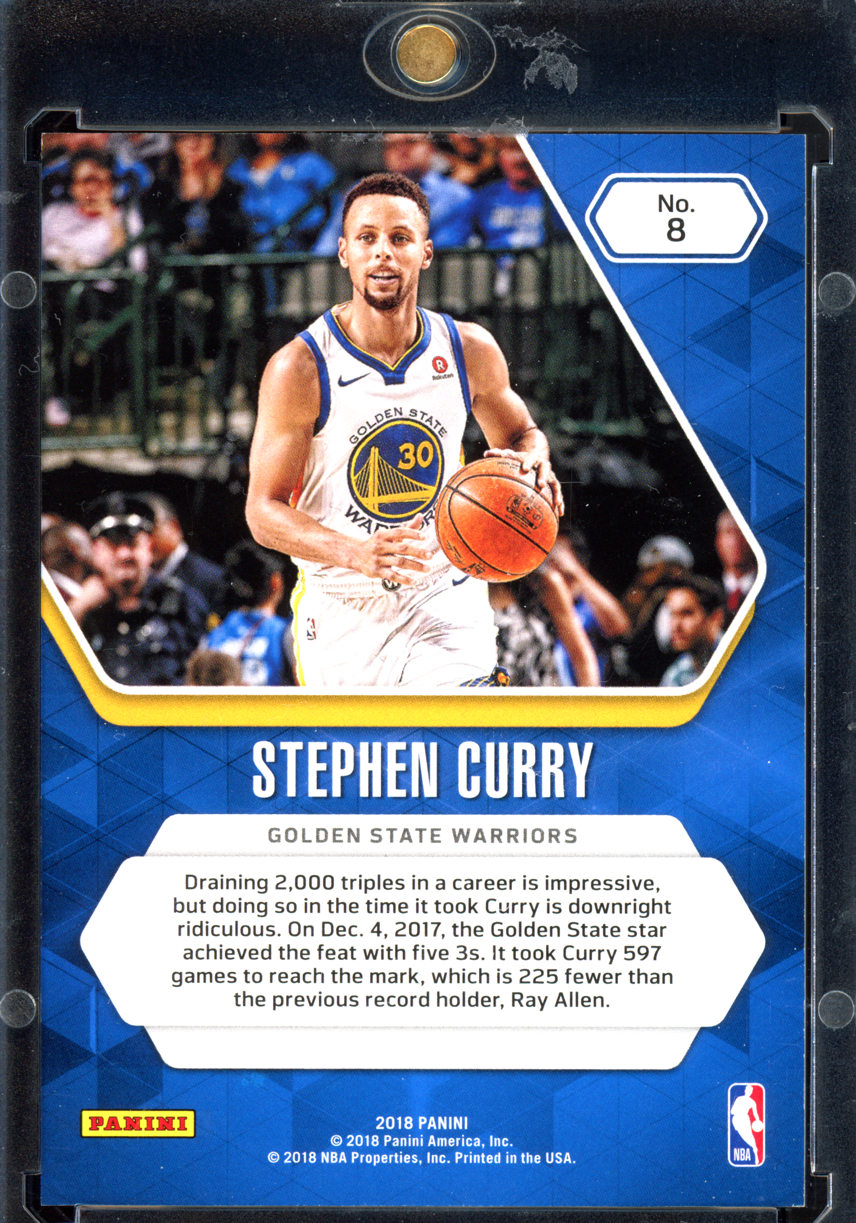 Stephen Curry National VIP Cracked Ice - Limited to 50 | 2018 Panini