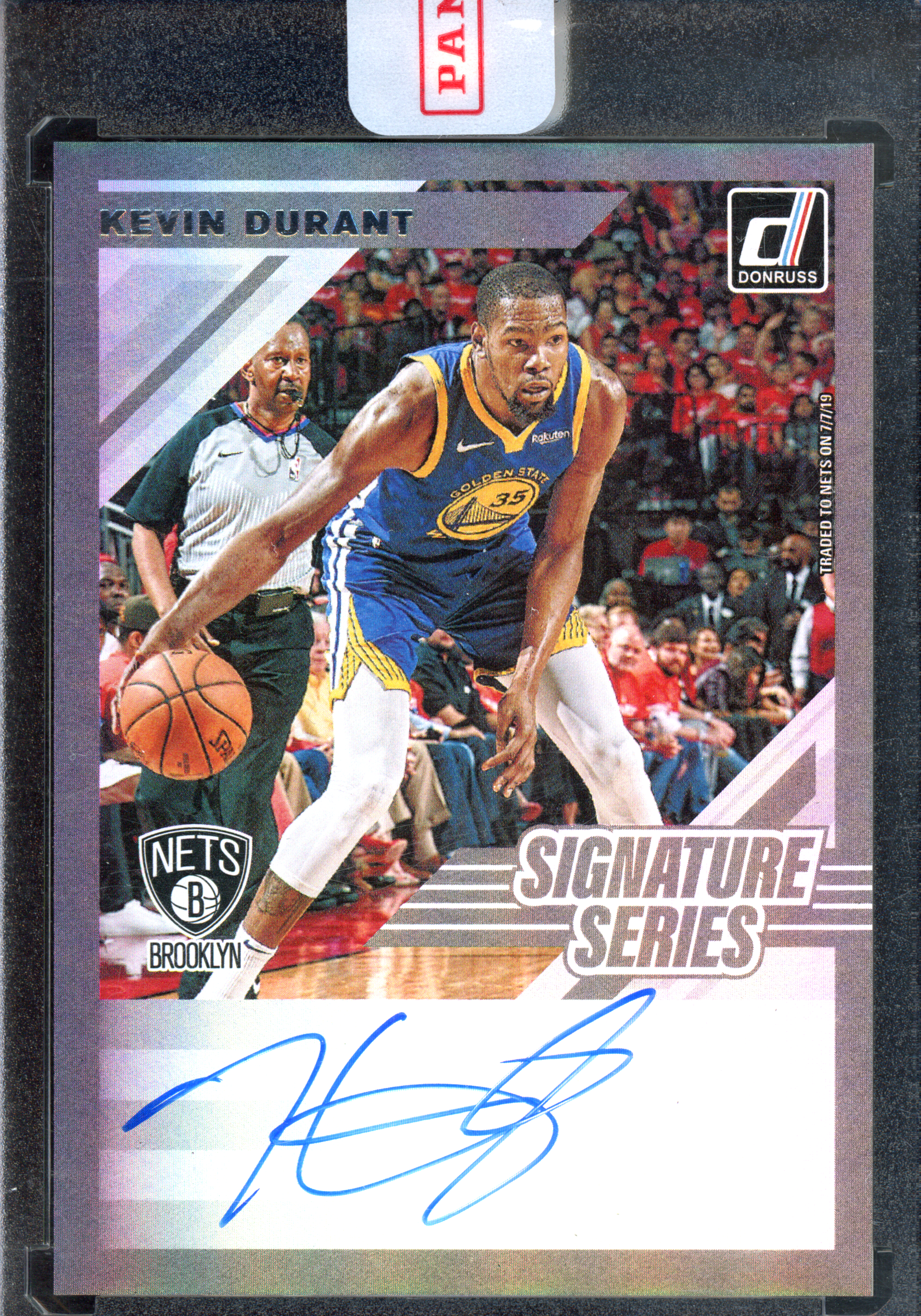Kevin Durant Autograph Signature Series I 2019-20 Panini Donruss Optic