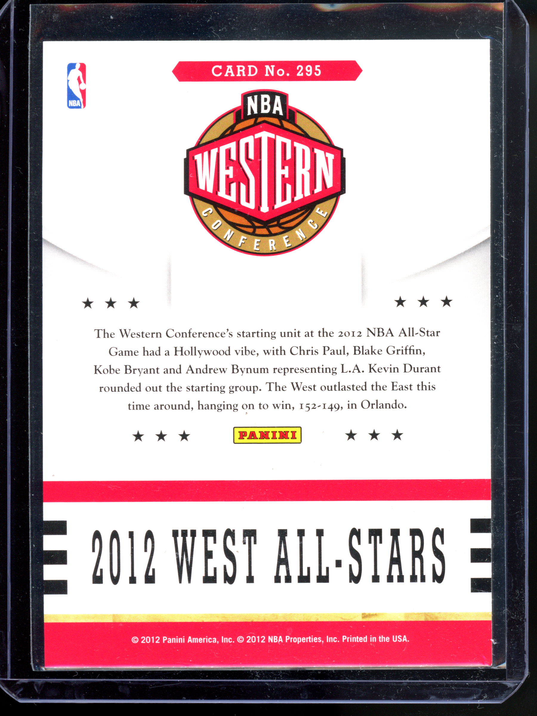 2012 West All-Stars with Dirk Nowitzki & Kobe Bryant & Russell Westbrook & co.
