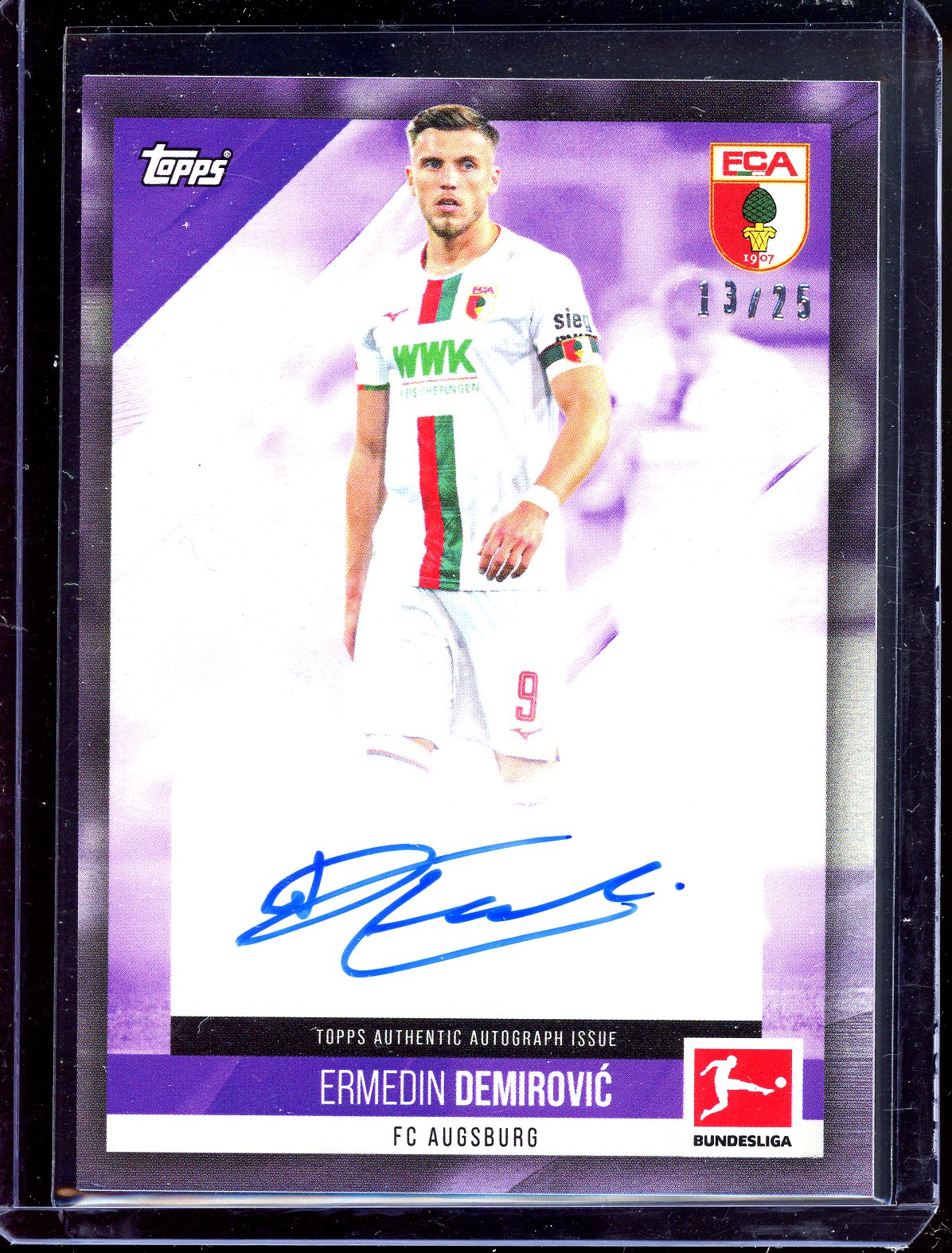 Ermedin Demirovic Autograph - Limited to 25 - 2024 Topps Bundesliga
