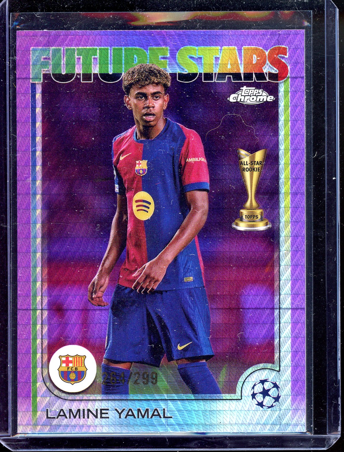 Lamine Yamal Future Stars - Limited to 299 - 2025 Topps UEFA Champions League