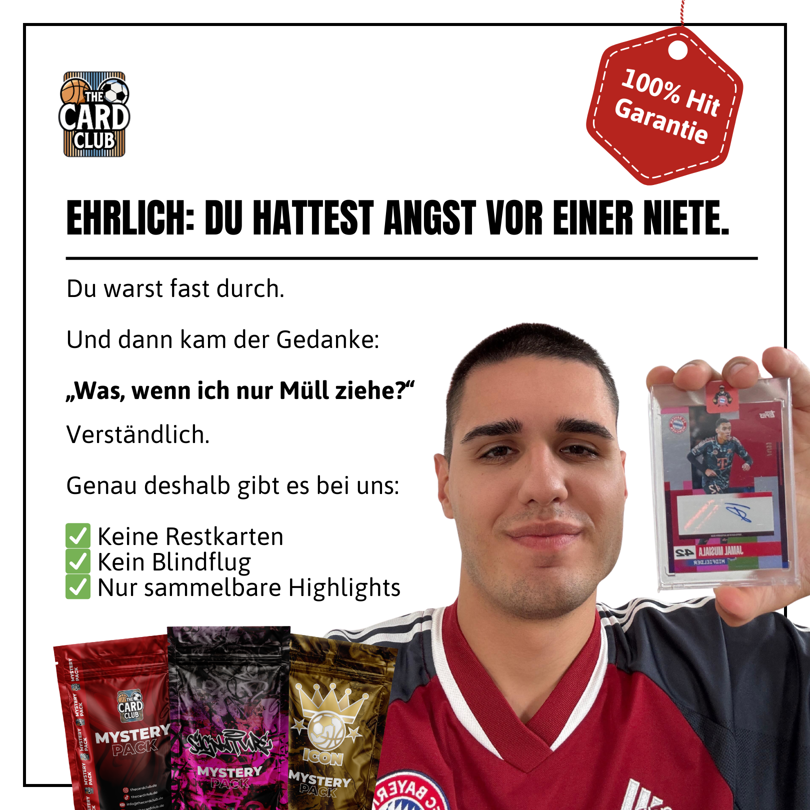 3 guaranteed hits. Save €70. Your perfect start.