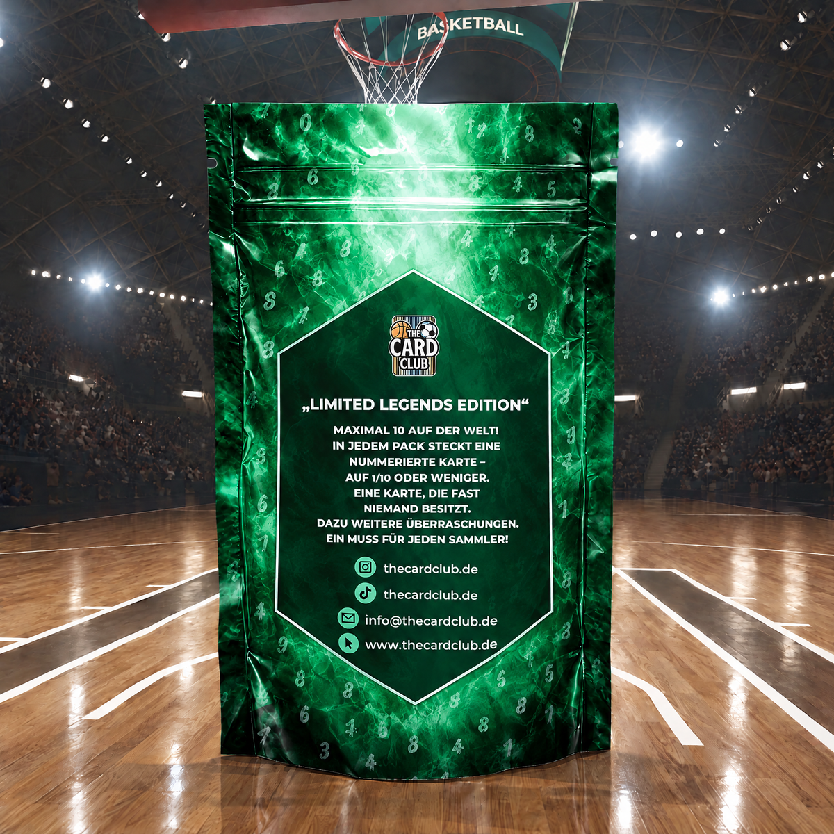 Limited Legends Mystery Pack Basketball Edition Rückseite