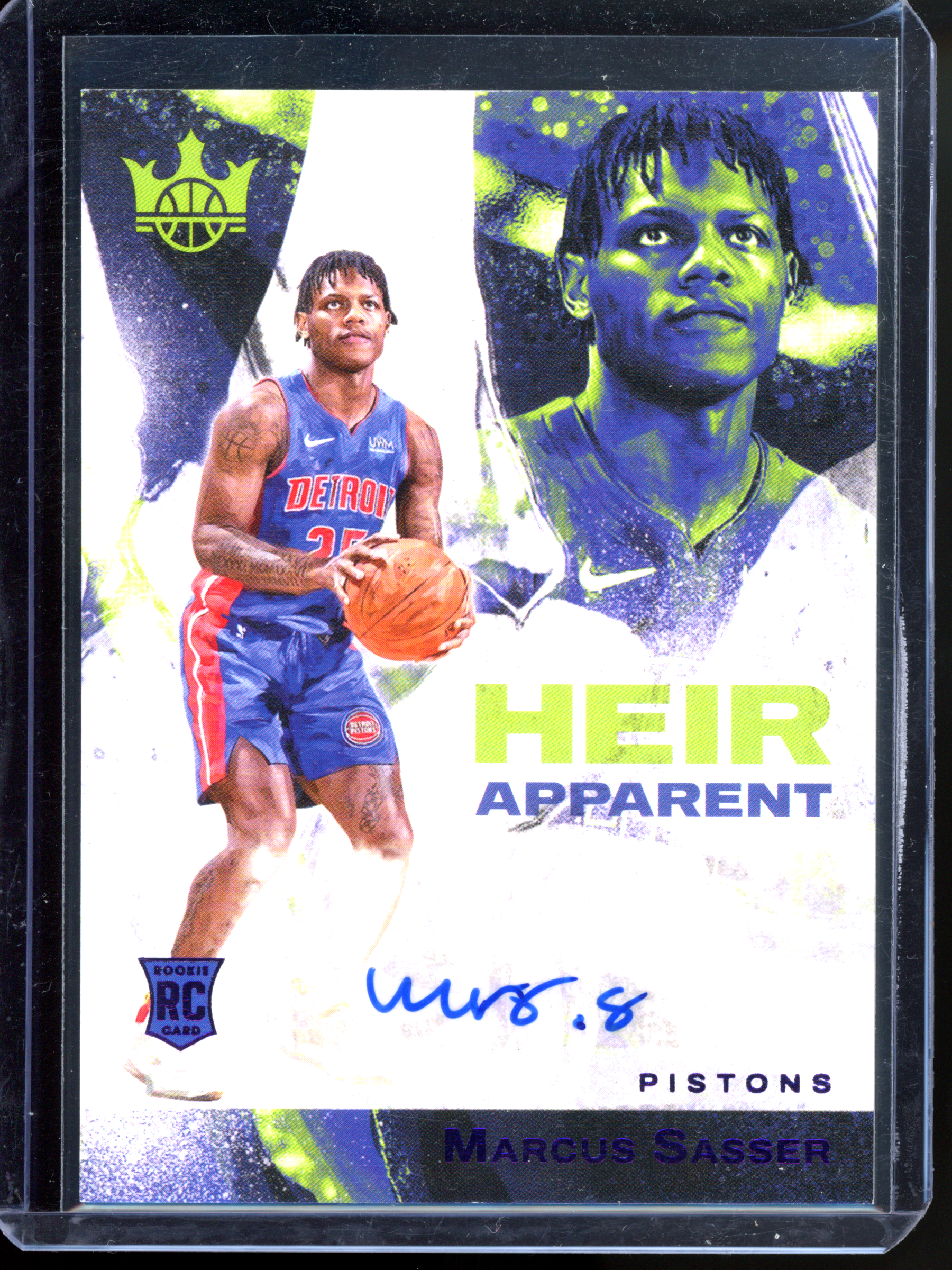 Marcus Sasser Autograph Card - Limited to 49 | 2023-24 Court Kings Heir Apparent