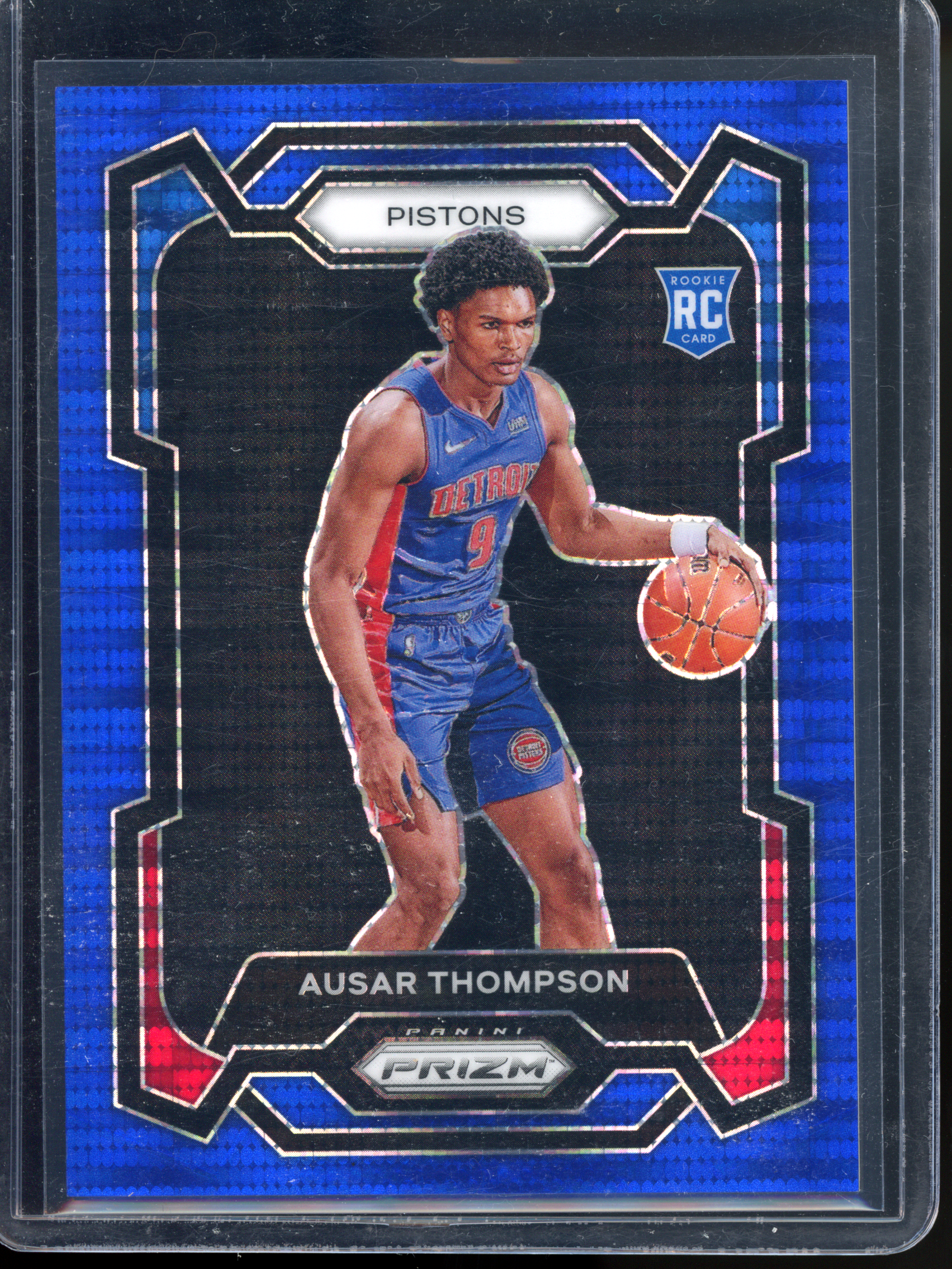 Ausar Thompson - Limited to 99 | 2023-24 Prizm Blue Seismic Rookie Card