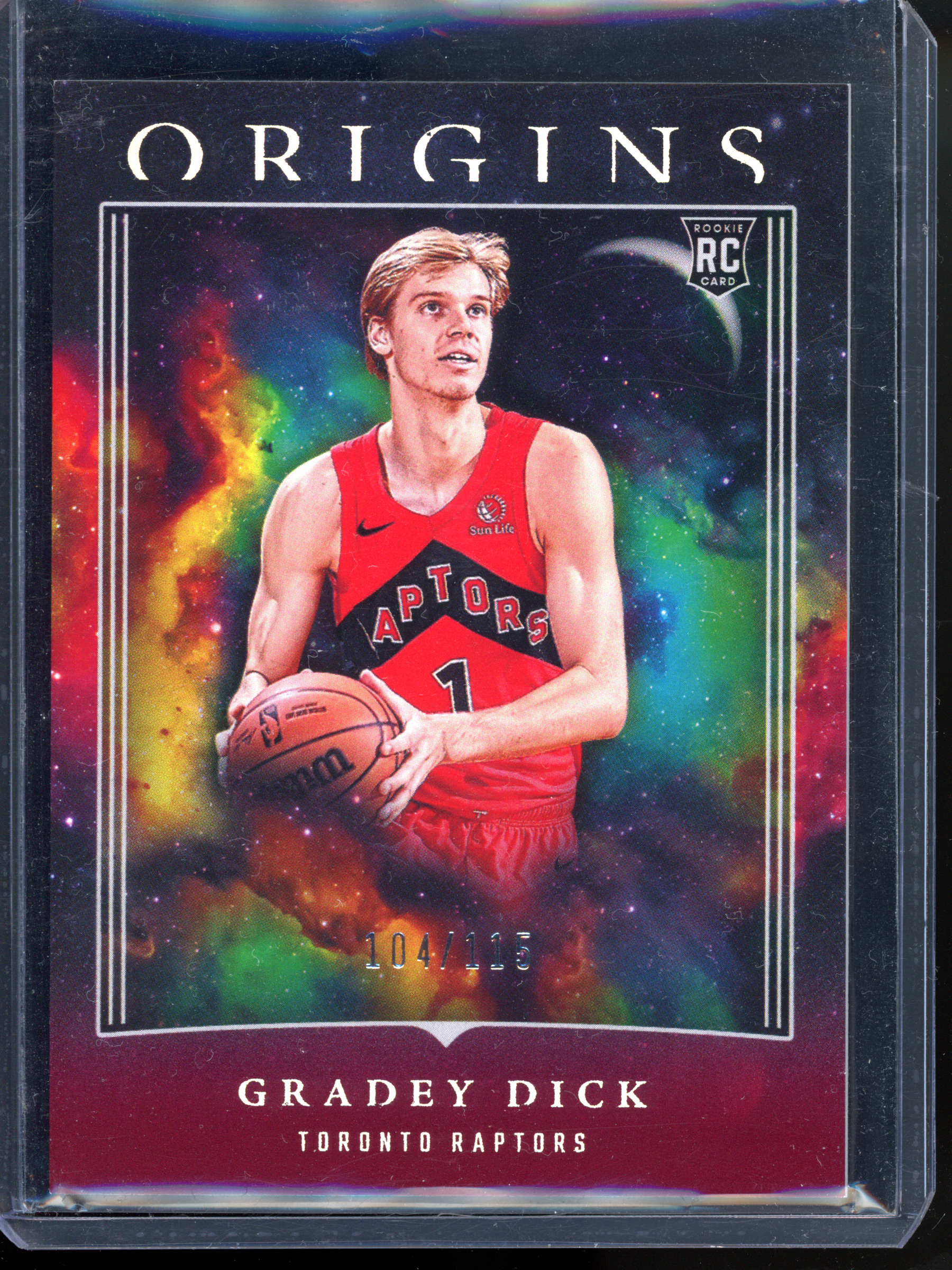 Gradey Dick - Limited to 115 | 2023-24 Origins Red Rookie Card