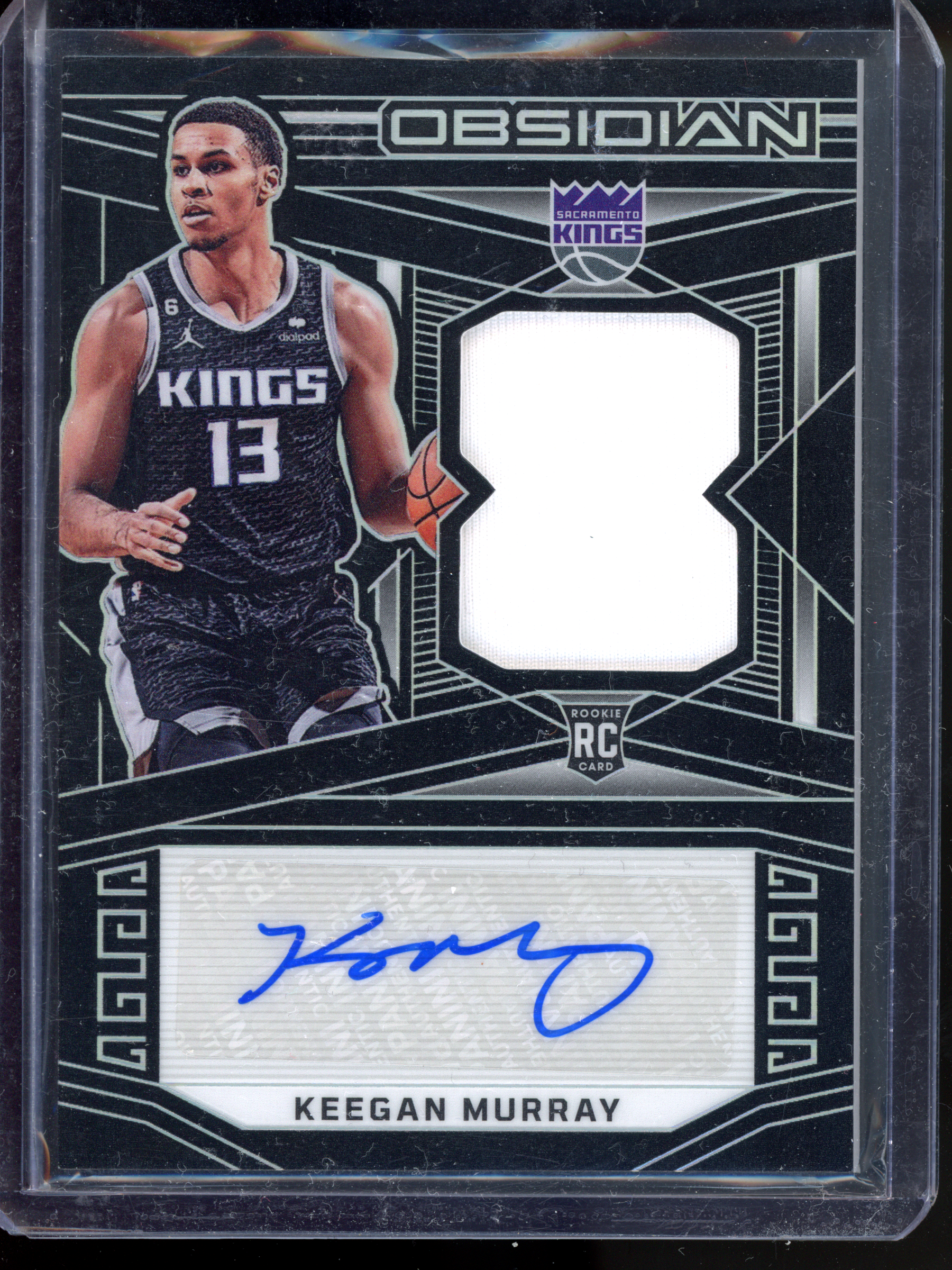 Keegan Murray Autograph Card - Limited to 99 | 2022-23 Panini Obsidian RPA