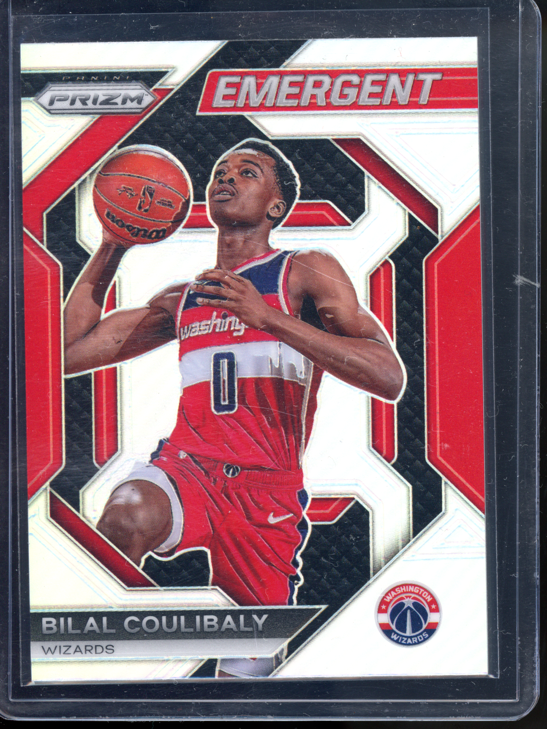 Bilal Coulibaly rookie card - Silver Emergent Prizm