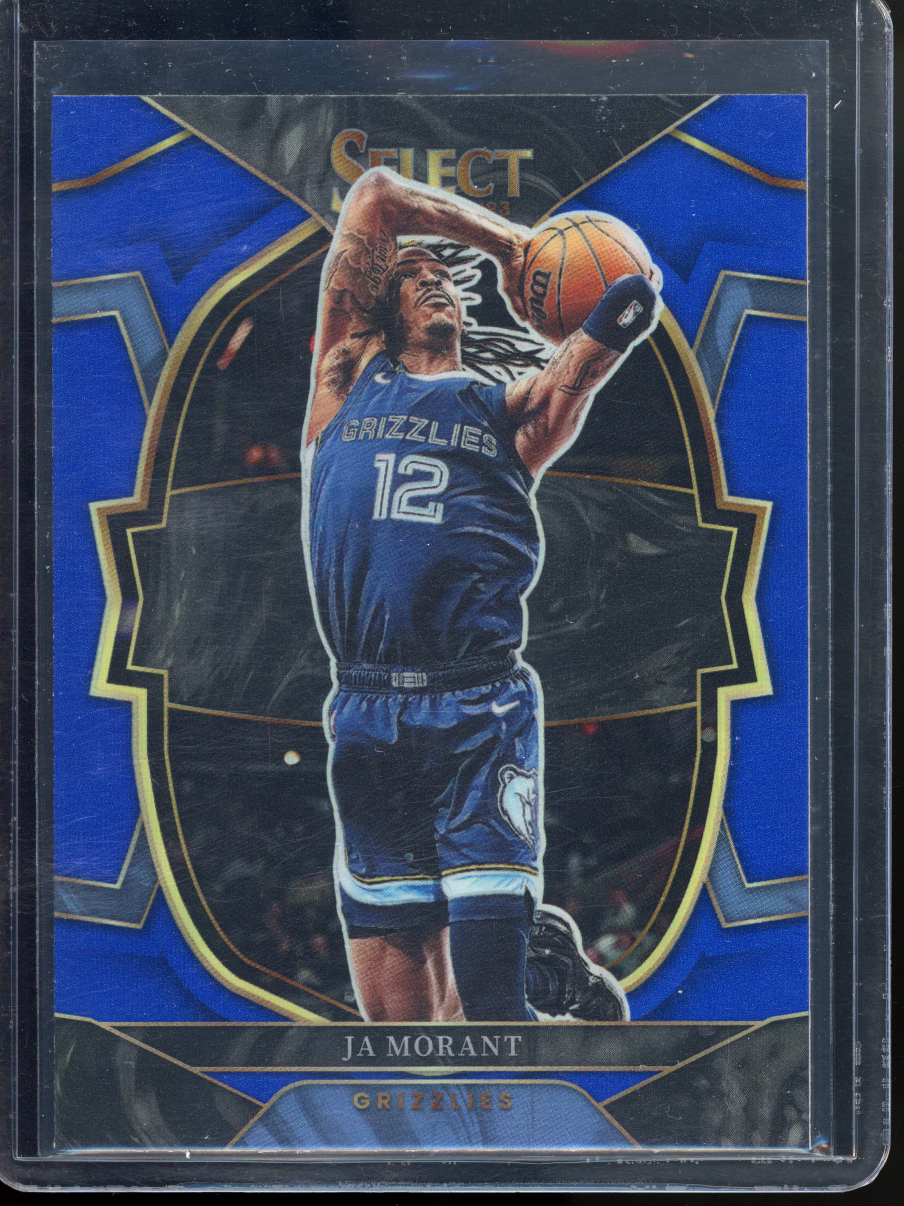 Yes Morant Concourse Blue I 2022-23 Panini Select