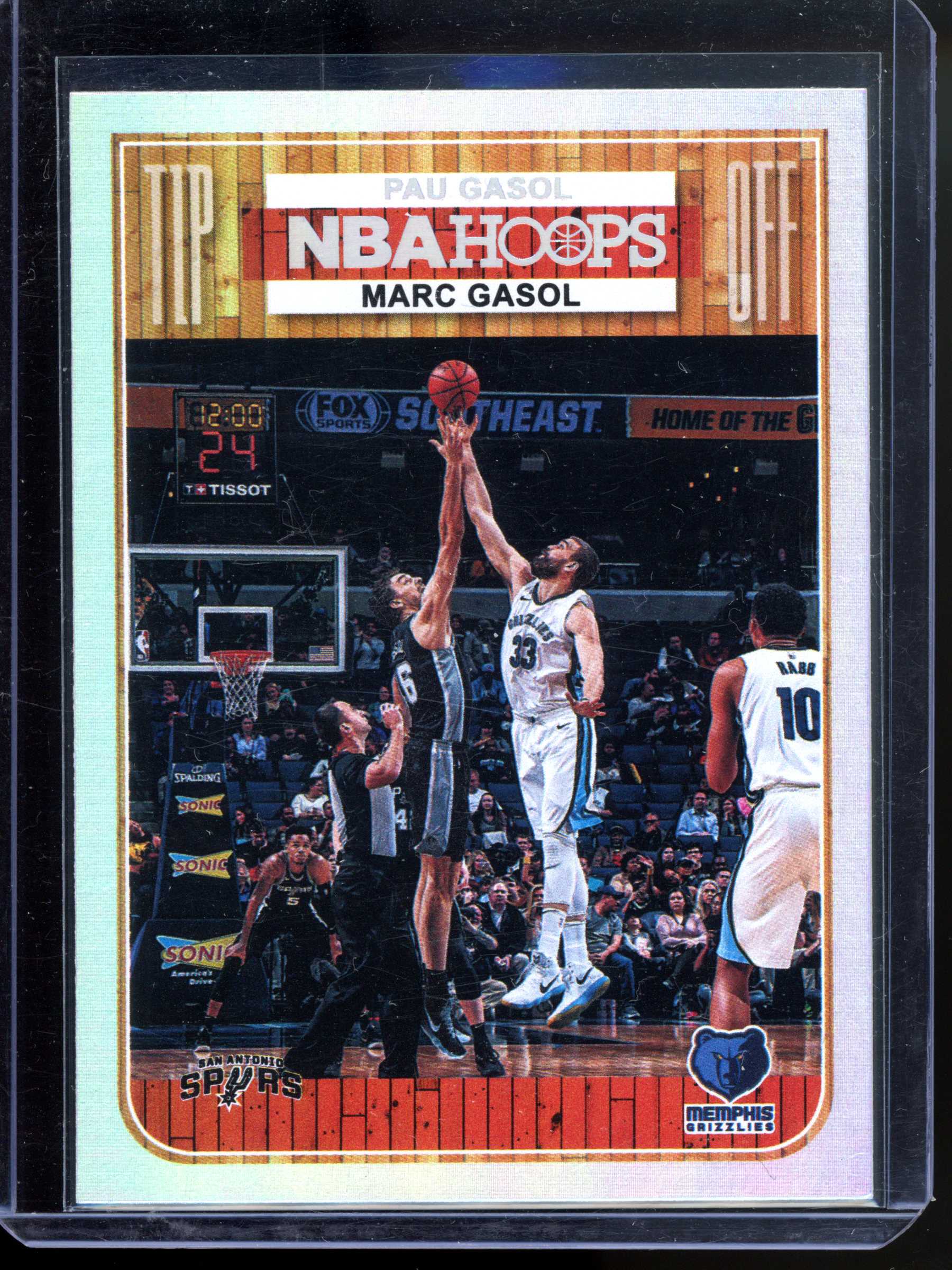 Pau Gasol &amp; Marc Gasol Tip-Off Silver I 2018-19 Panini NBA Hoops