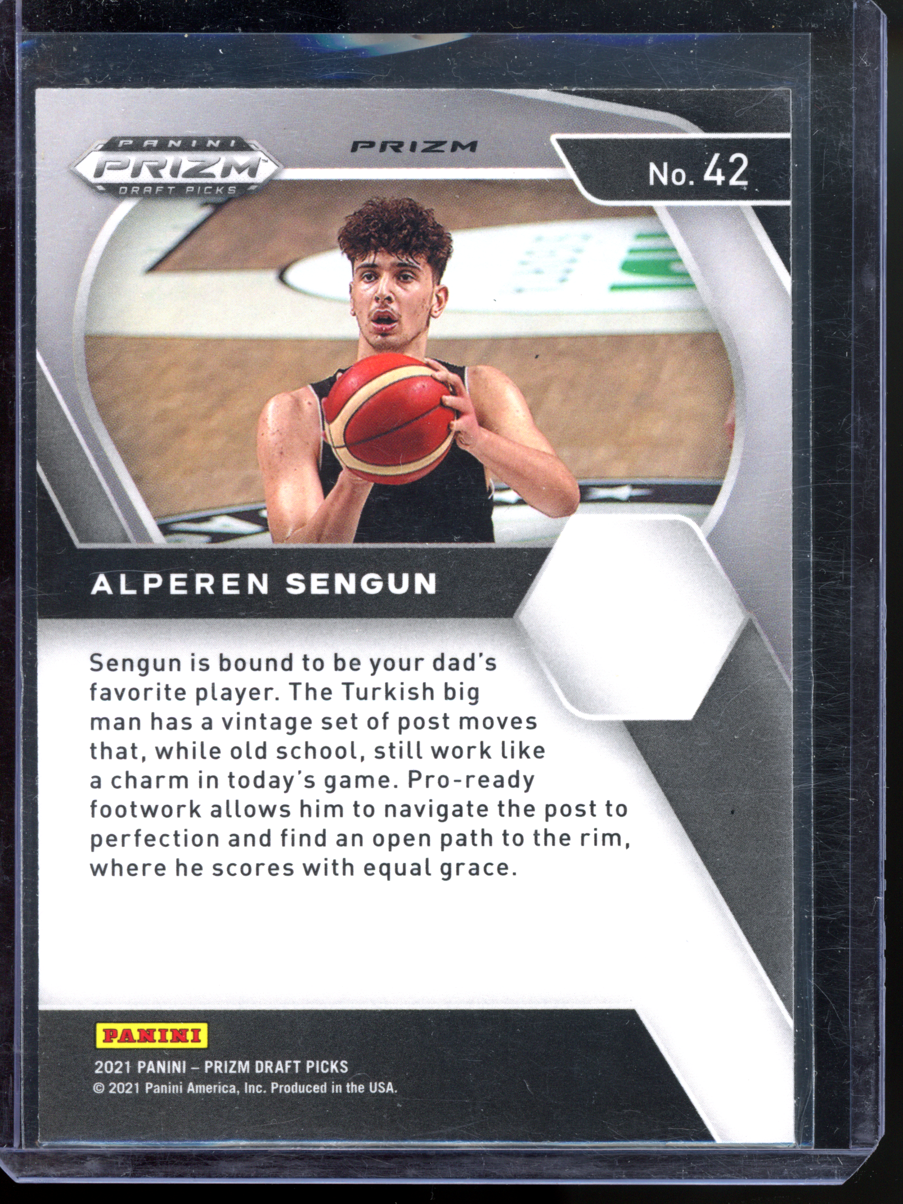 Alperen Sengün Green Rookie Card I 2021 Panini Prizm Draft Picks