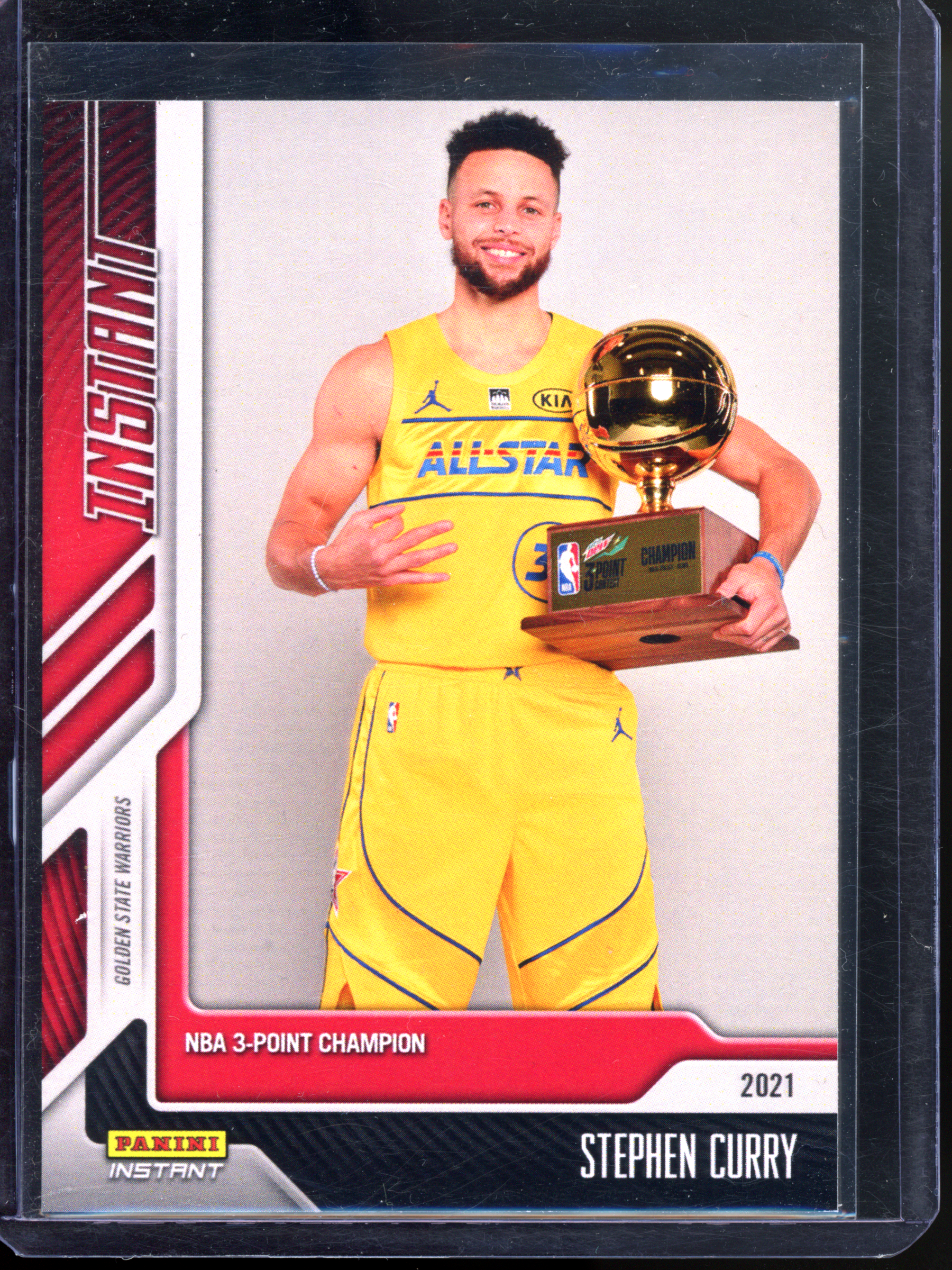 Stephen Curry 3-Point Champion - Limited to 334 | 2020-21 Panini Instant
