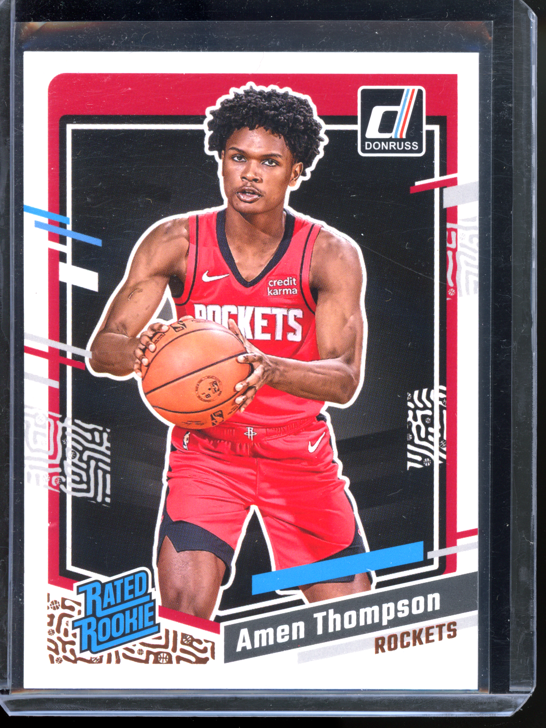 Amen Thompson Rated Rookie Card I 2023-24 Panini Donruss