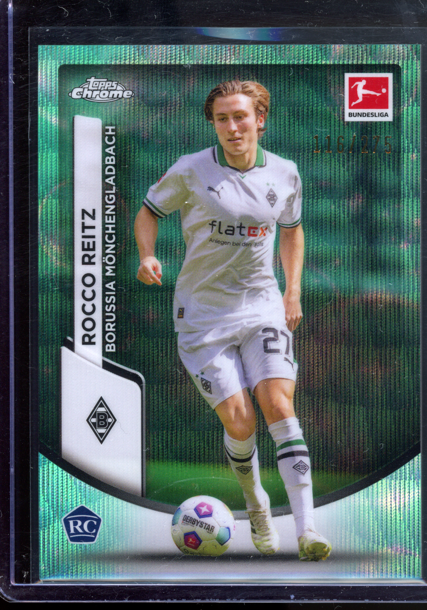 Rocco Reitz Green Rookie - Limited to 275 | 2024 Topps Chrome Bundesliga