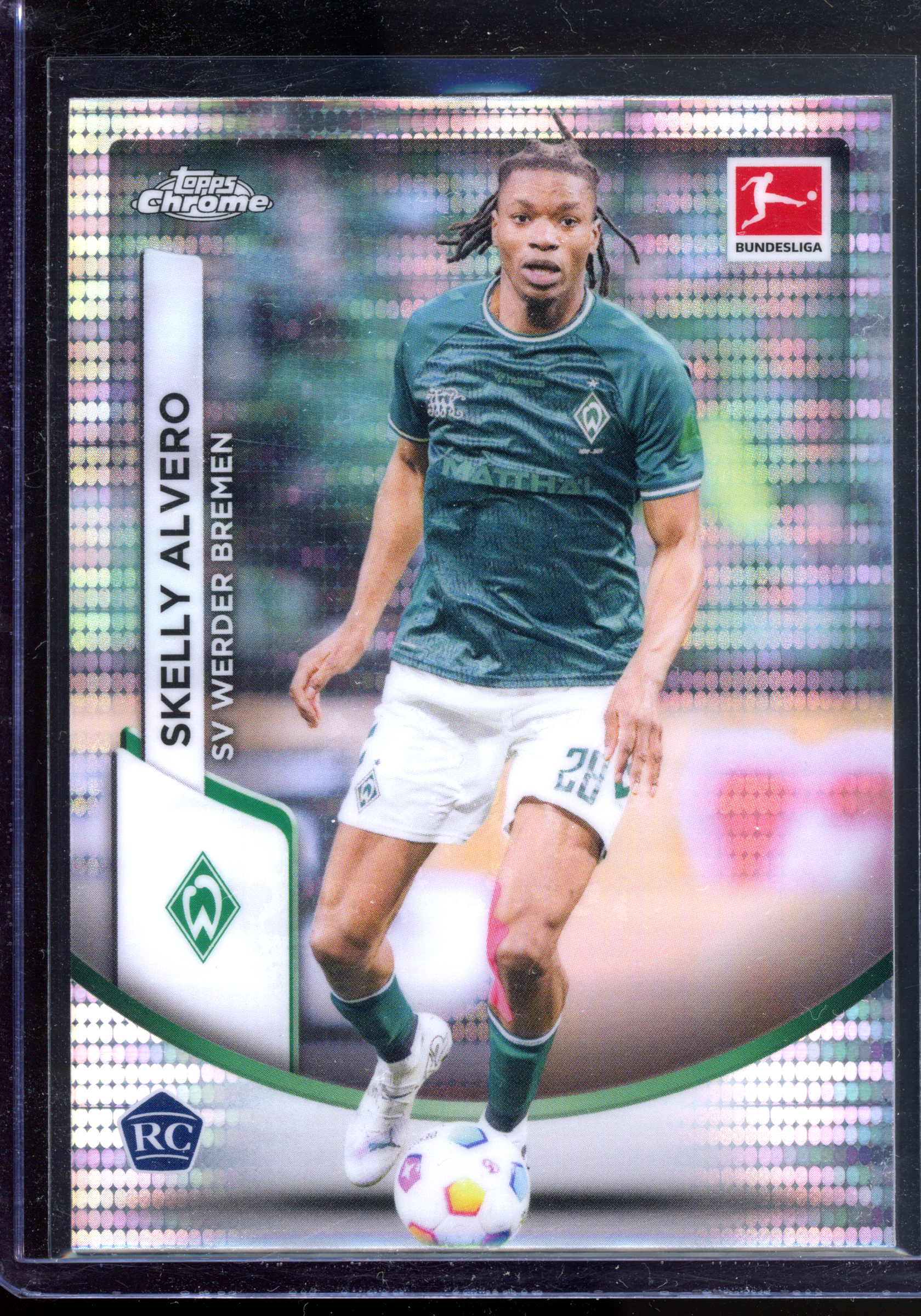 Skelly Alvero Disco Rookie Card I 2023-24 Topps Chrome Bundesliga