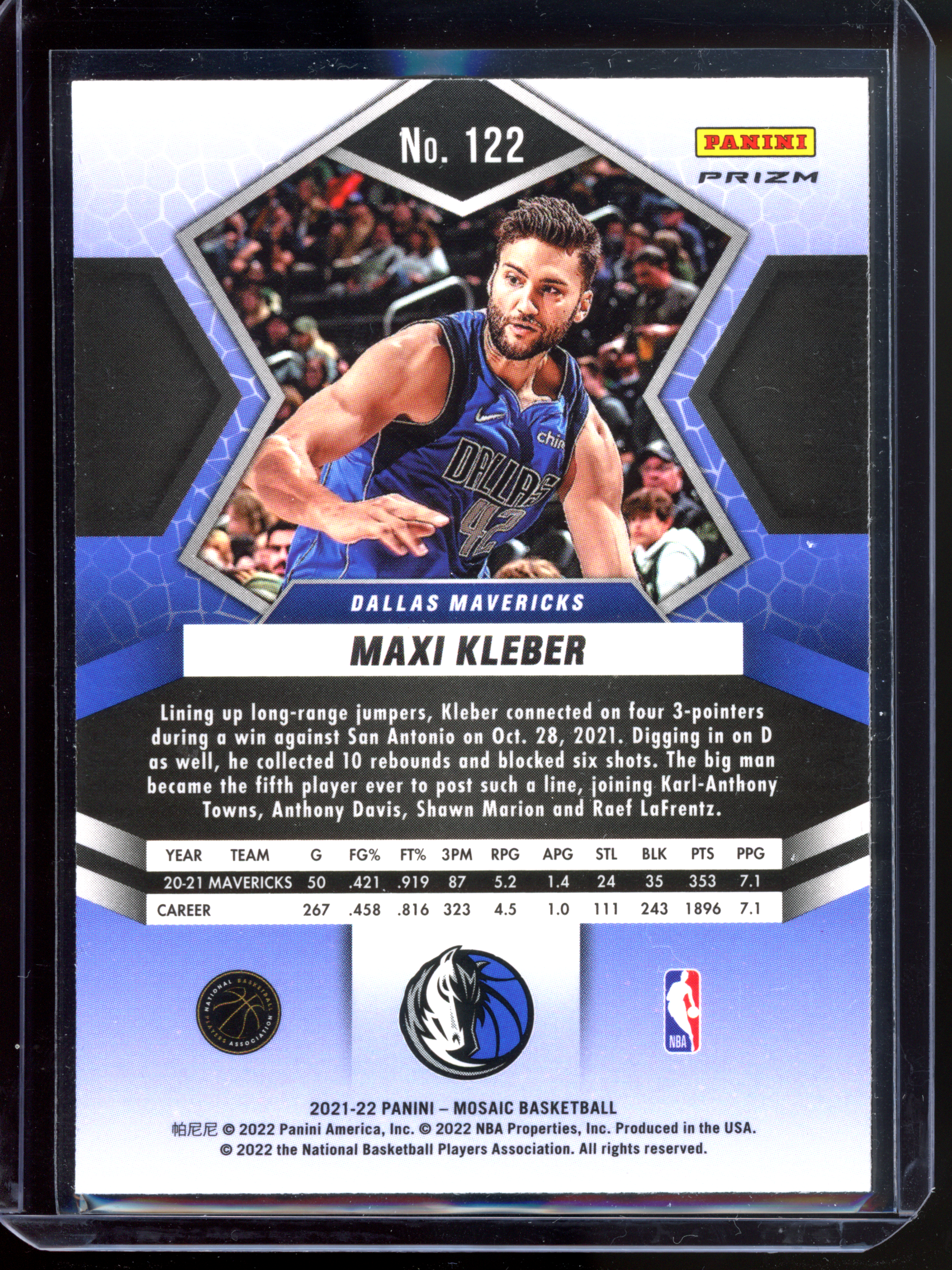 Maxi Glue Silver Parallel I 2021-22 Panini Mosaic