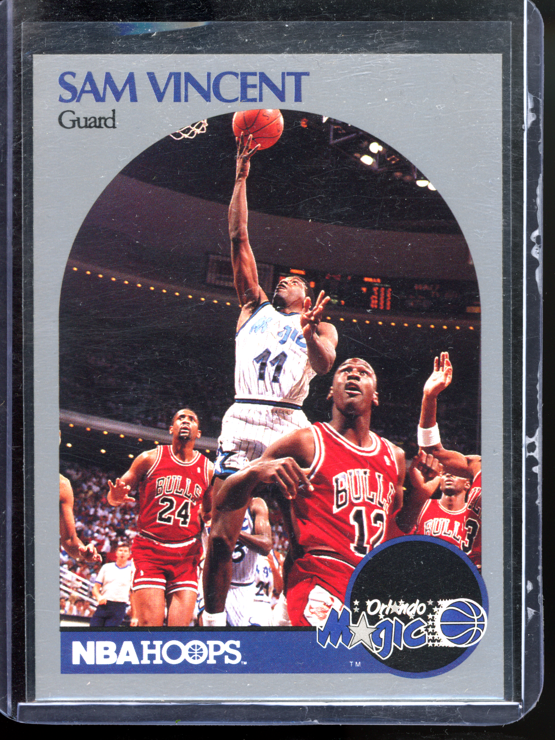Sam Vincent &amp; Michael Jordan wearing jersey number 12 | 1990 NBA Hoops