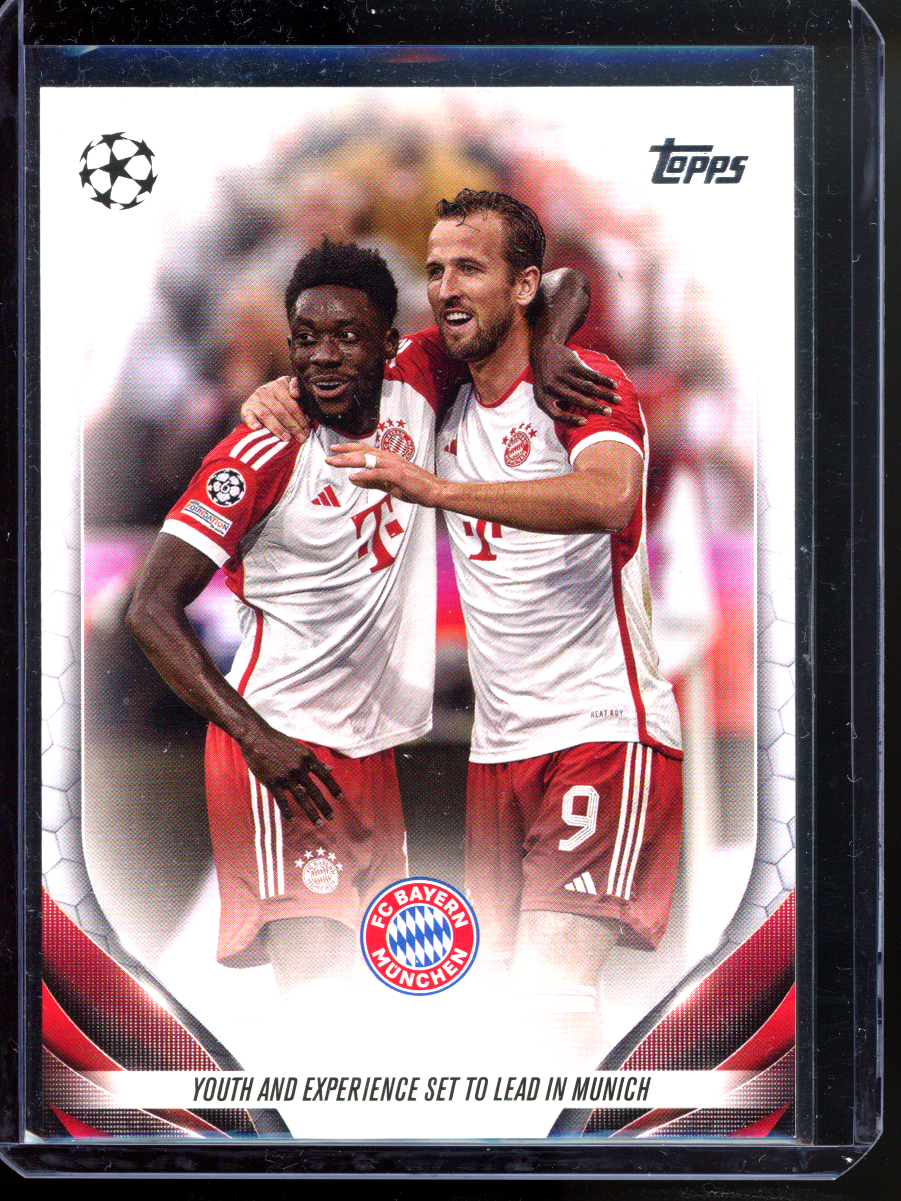 Harry Kane &amp; Alphonso Davies I 2023-24 Topps UEFA Club Competitions