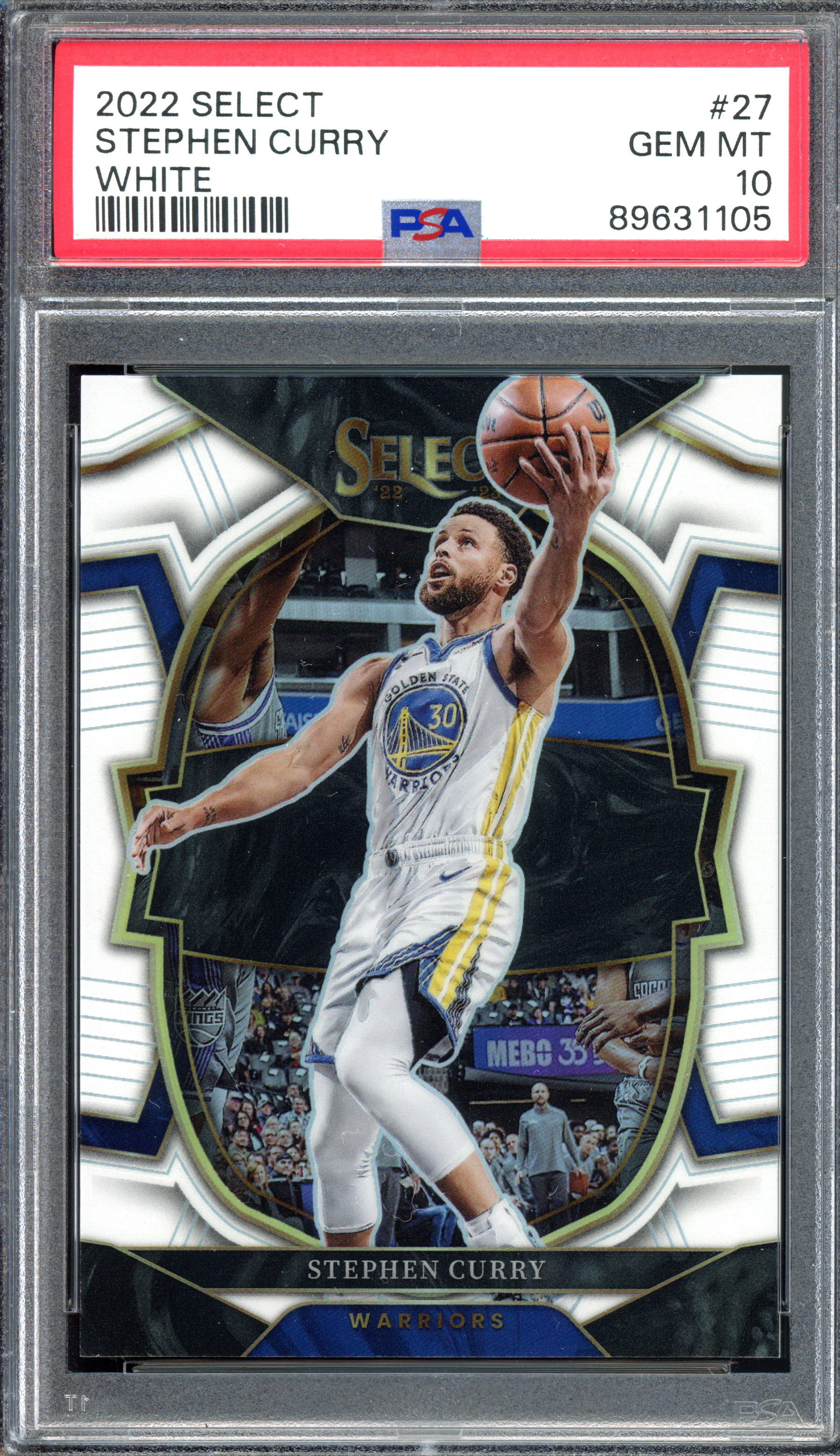 Stephen Curry White PSA 10 - Limited to 149 | 2022-23 Panini Select