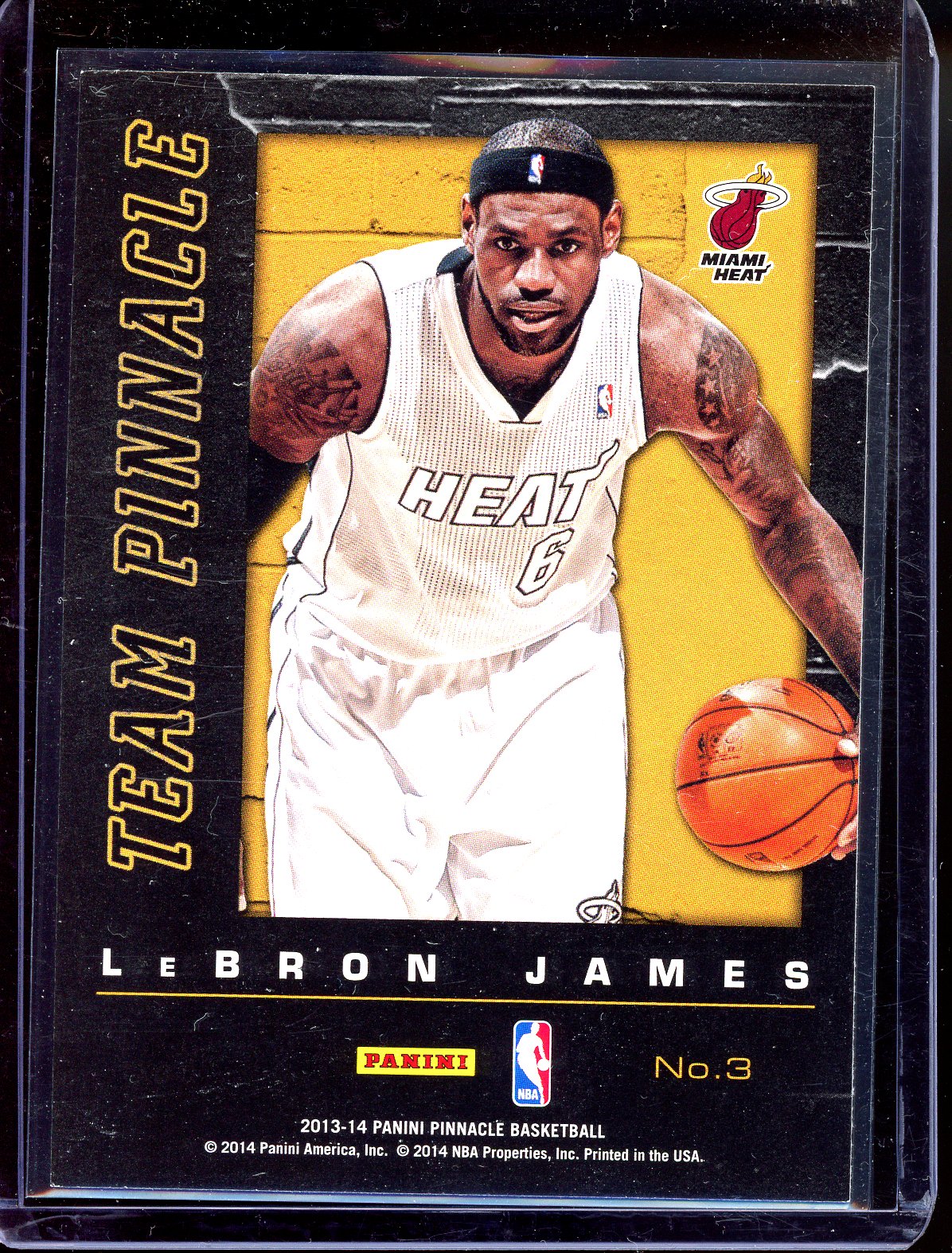 Kobe Bryant &amp; LeBron James - 2013-14 Panini Team Pinnacle