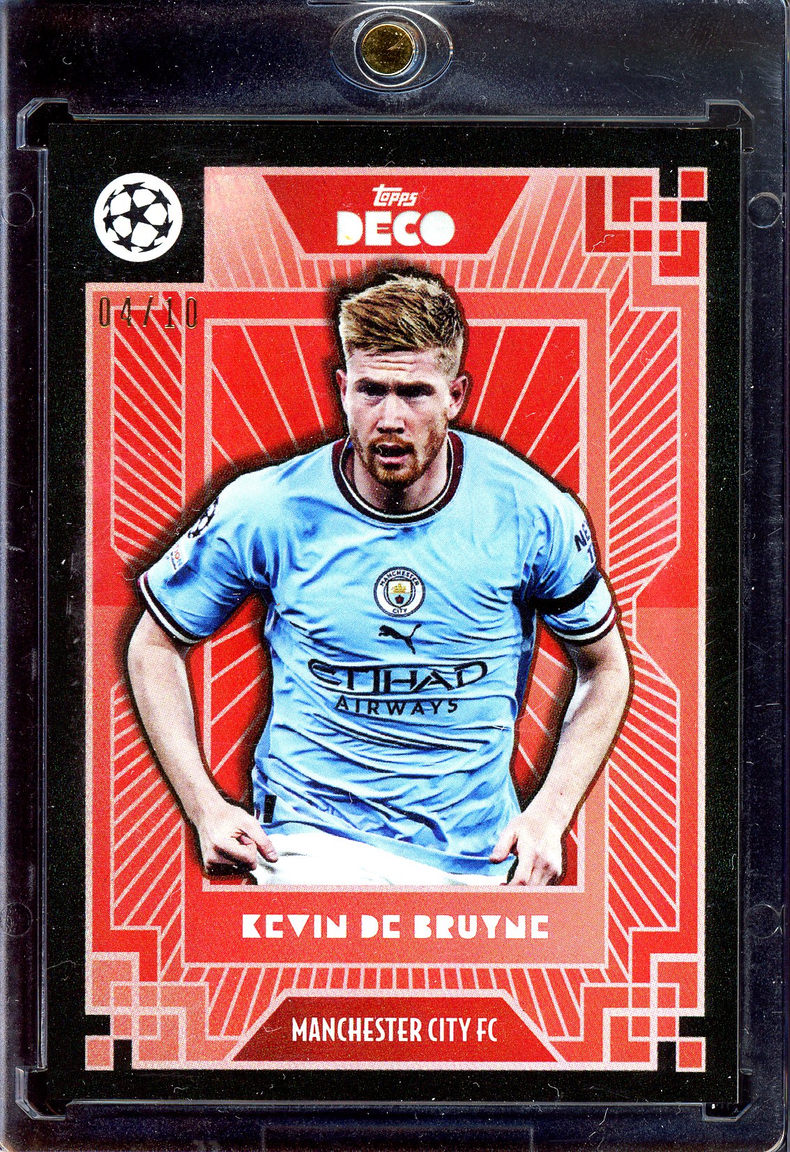 Kevin De Bruyne - Limited to 10 - 2022 Topps UEFA Deco