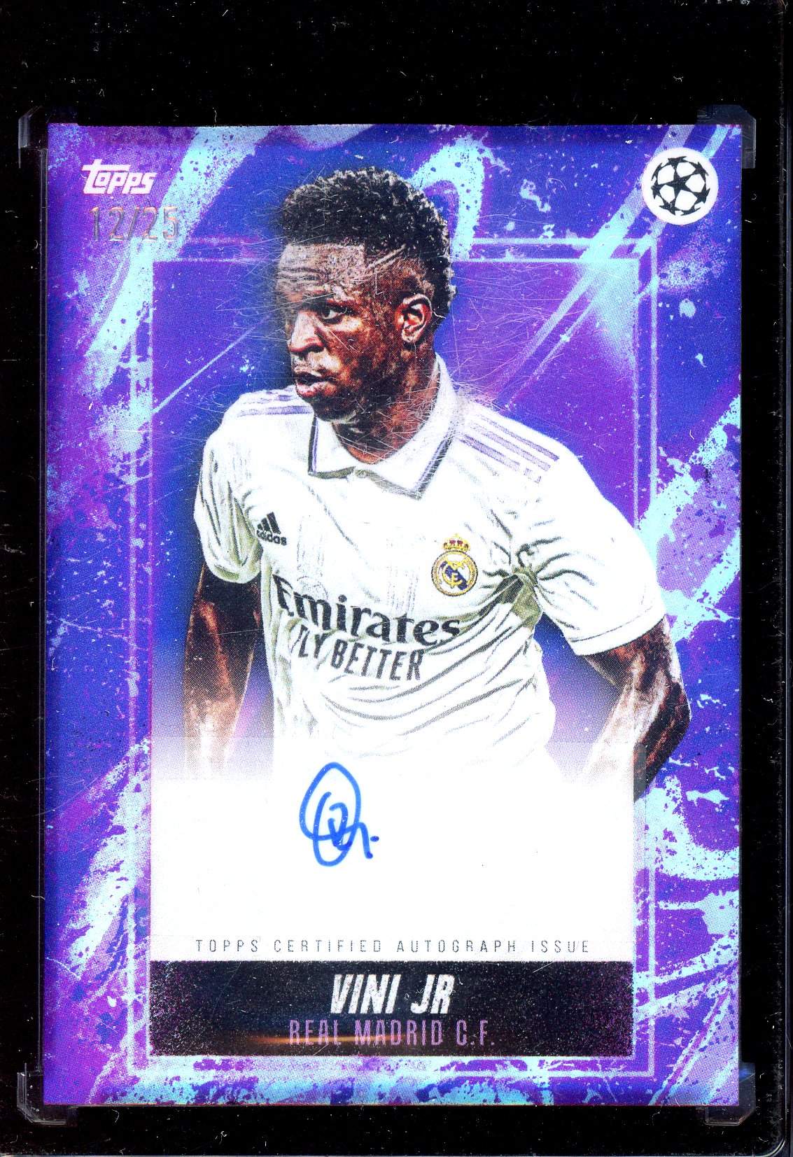 Vinicius Jr. Autograph - Limited to 25 - 2022-23 Topps Champions League
